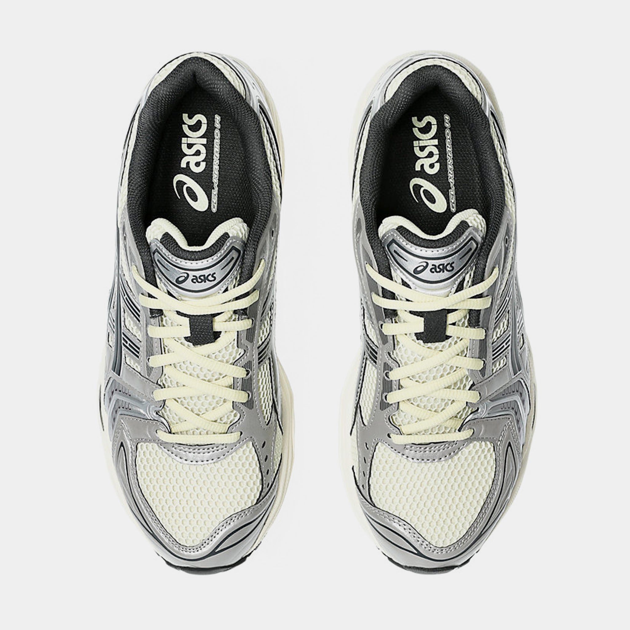 ASICS Gel Kayano 14 Mens Running Shoes Oyster White Steeple Grey