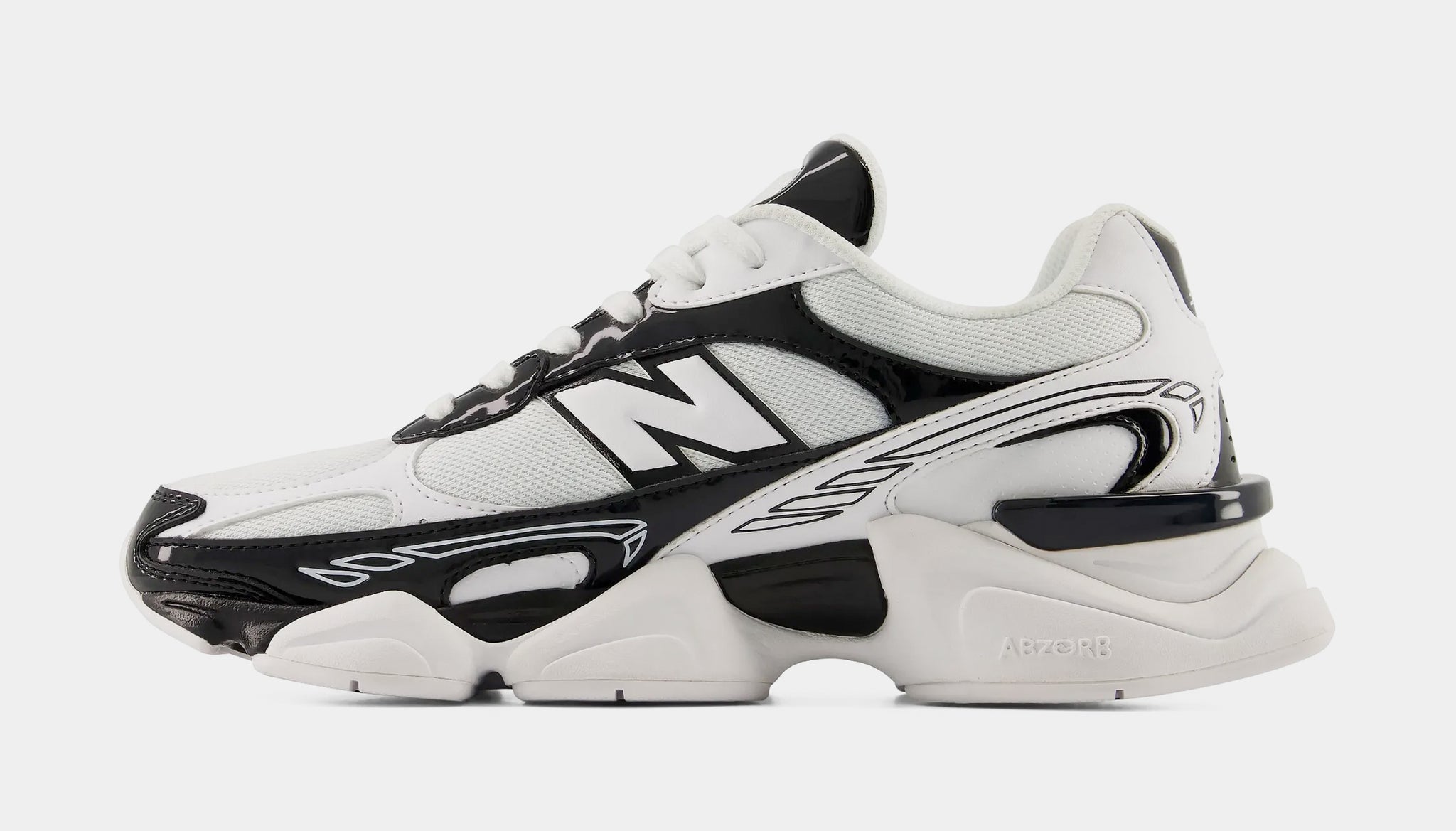 New Balance 9060R Mens Lifestyle Shoes Black White U906076M – Shoe