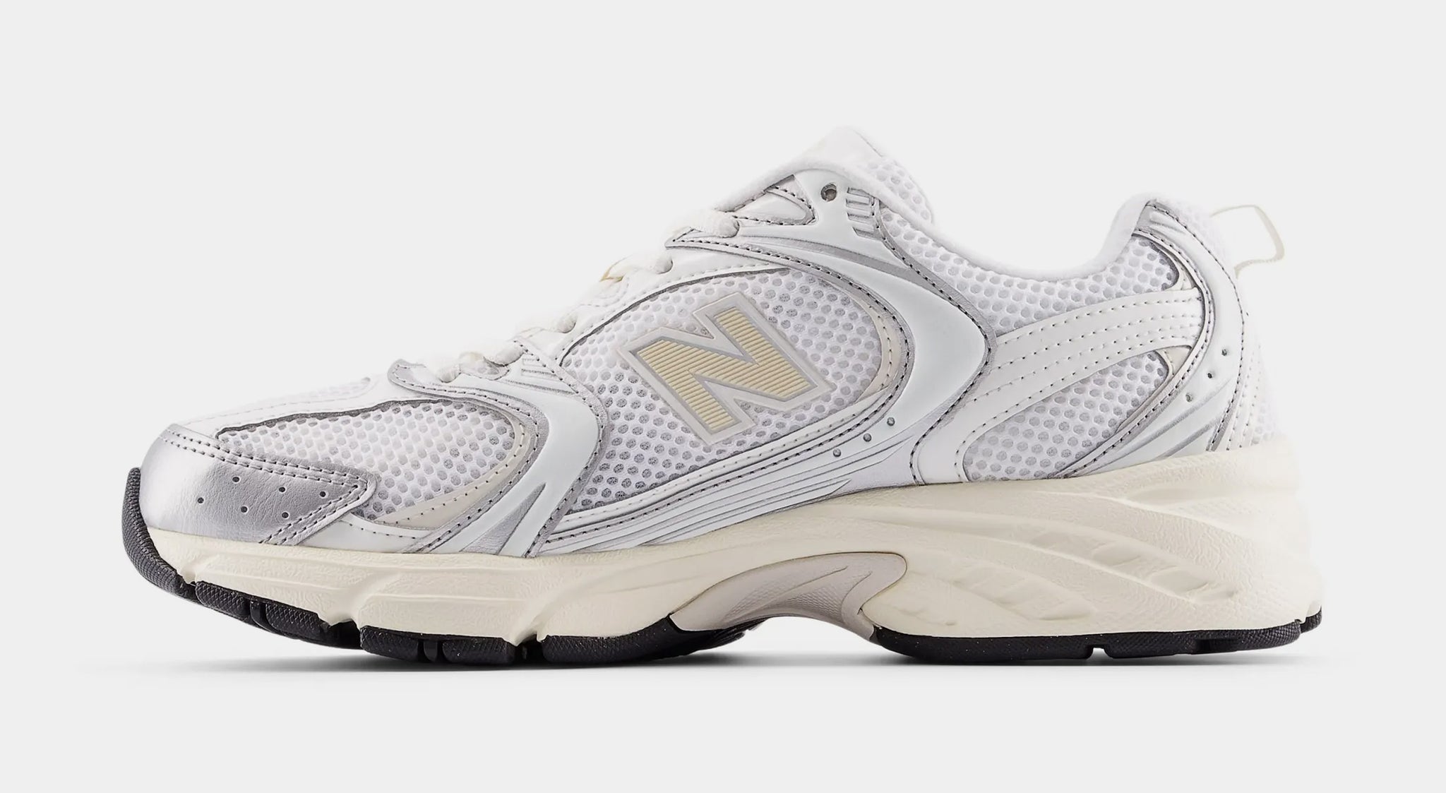 New Balance 530 Mens Running Shoes Silver Metallic Linen U530ESB