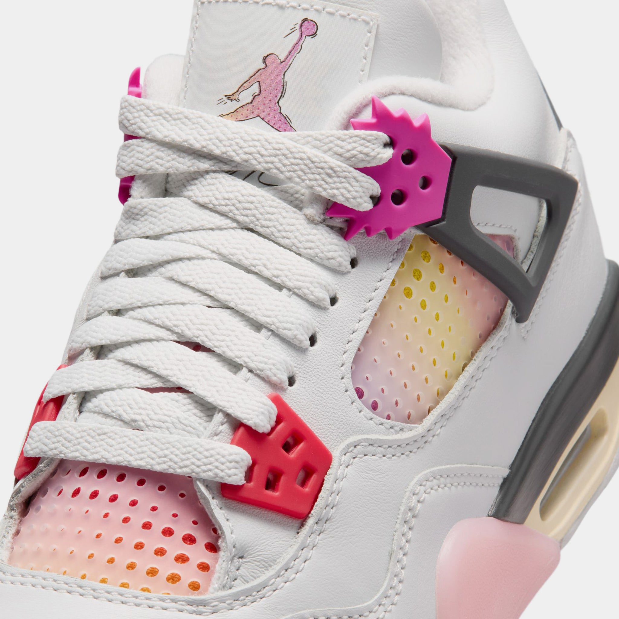 Jordan Air Jordan 4 Retro Comic Grade School Lifestyle Shoes Off