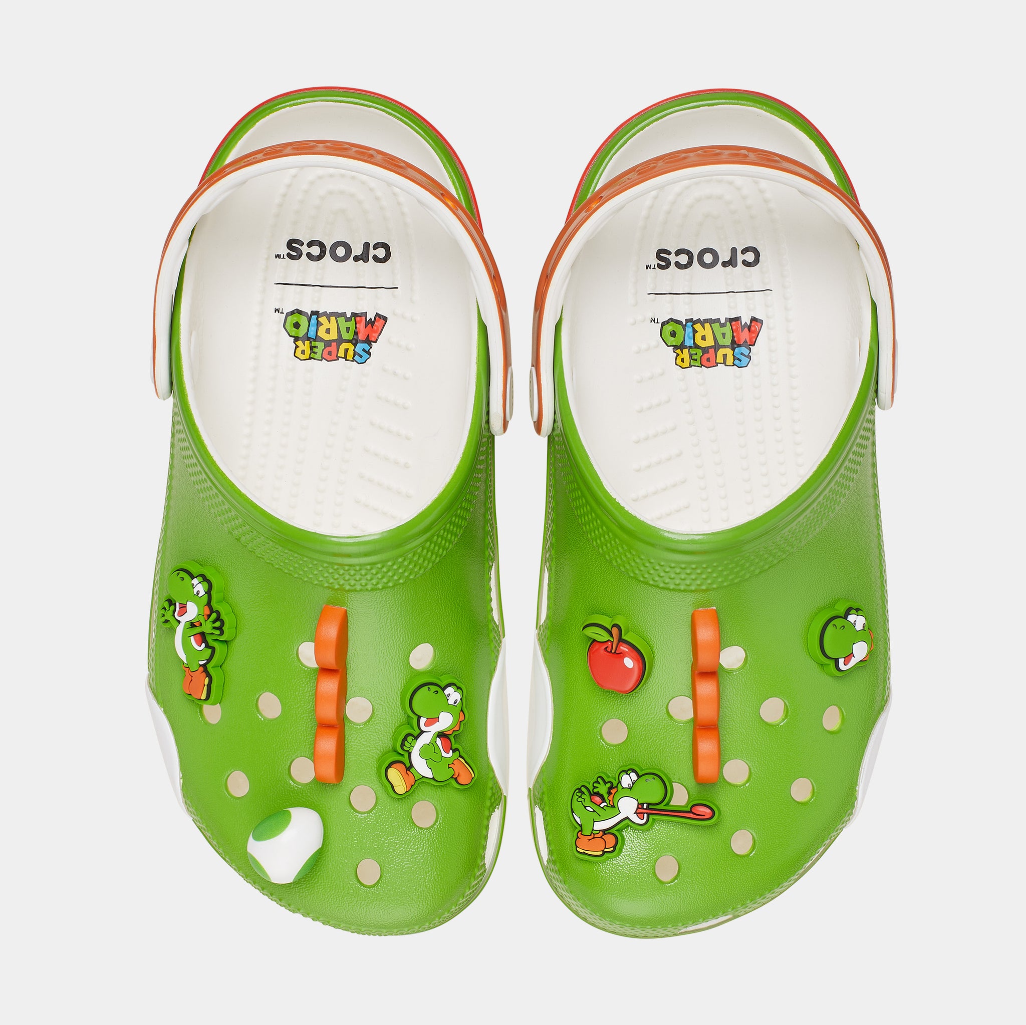 Crocs Yoshi Classic Clog Mens Sandals Green Red Free Shipping