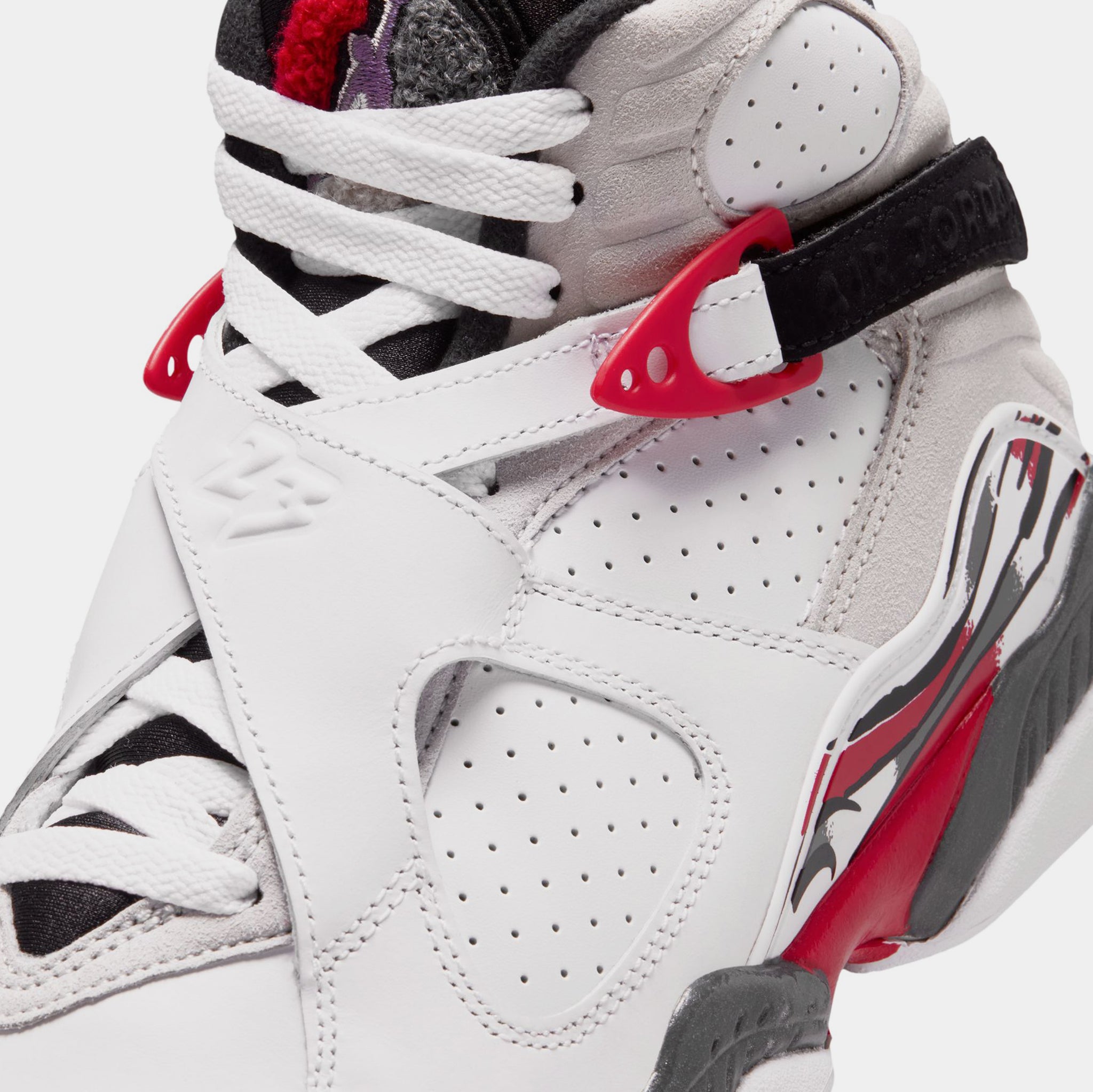 Jordan Air Jordan 8 Retro White And True Red Grade School
