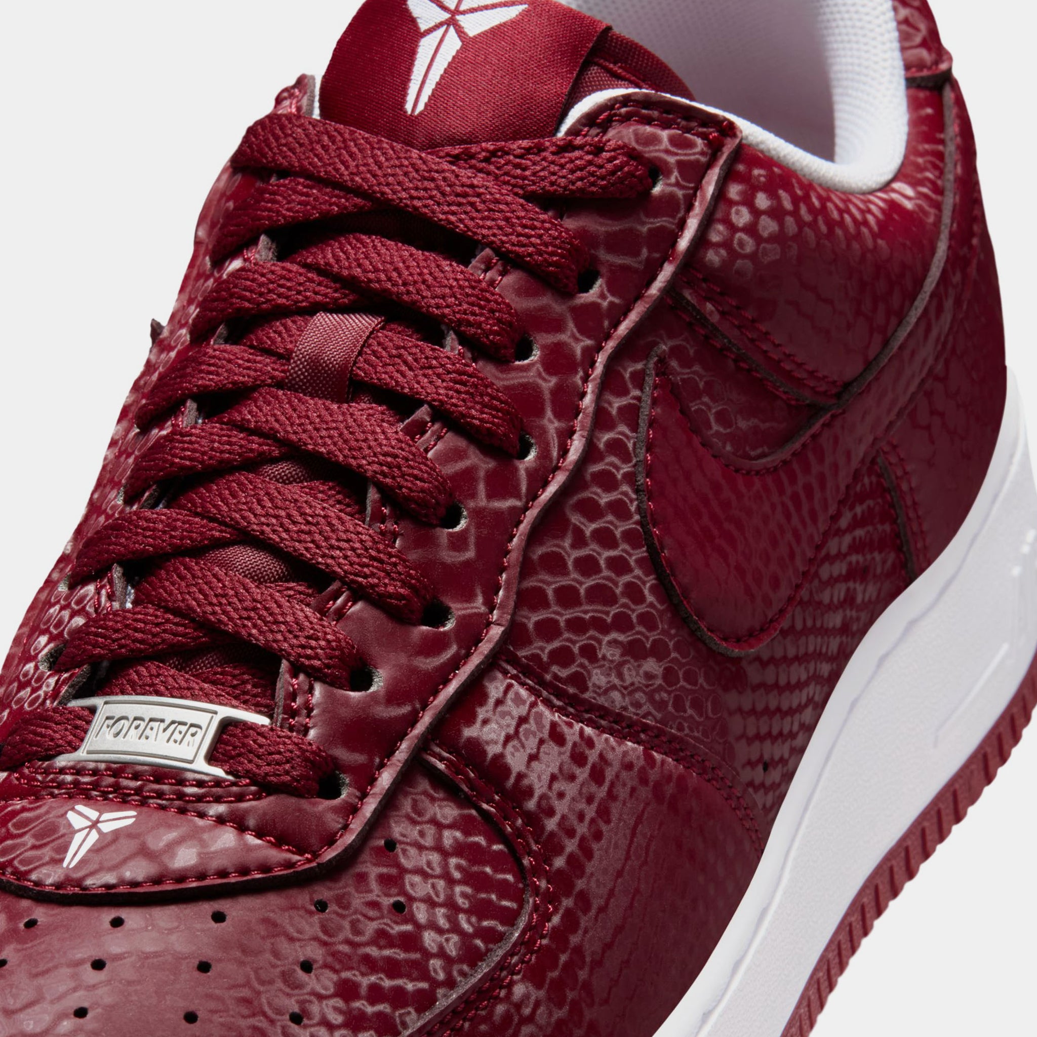 Nike Kobe Air Force 1 Lower Merion Mens Lifestyle Shoes Team Red 