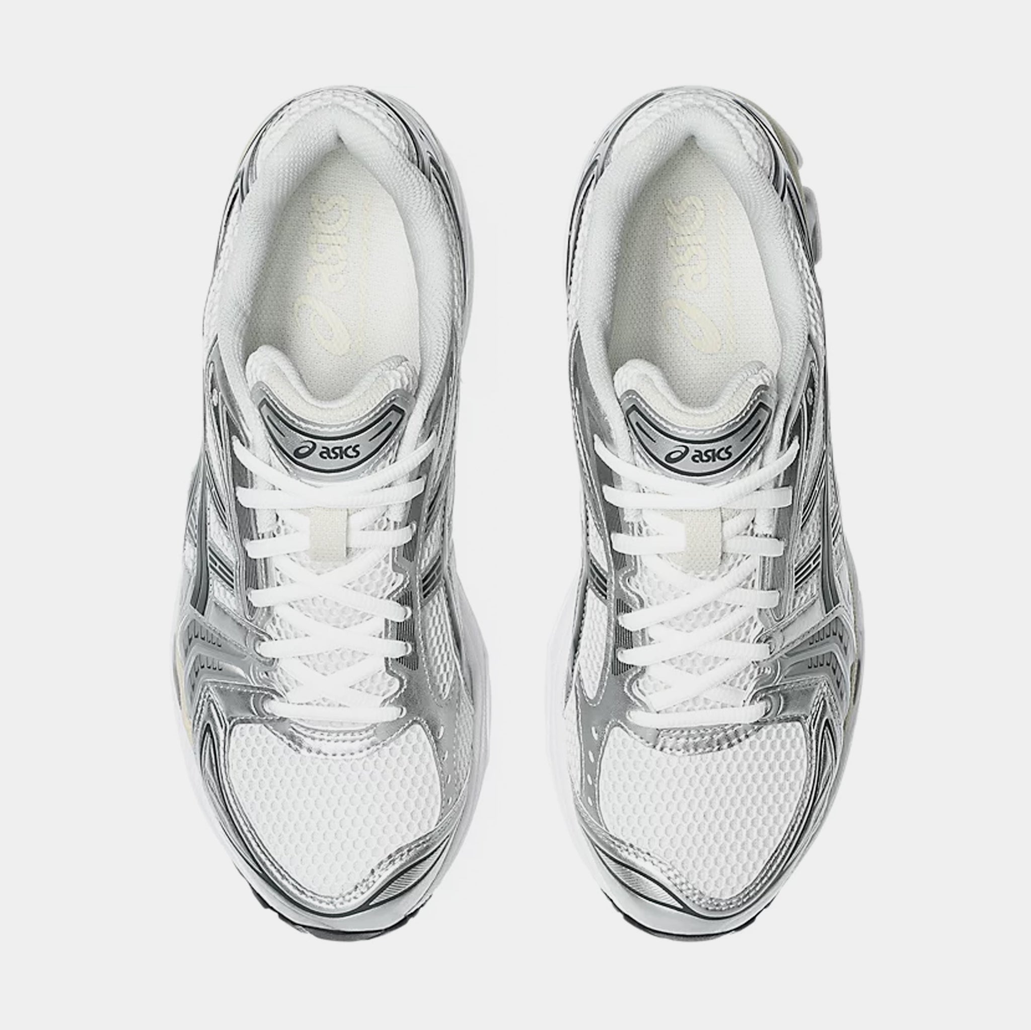 ASICS Gel Kayano 14 Mens Running Shoes White Graphite Grey