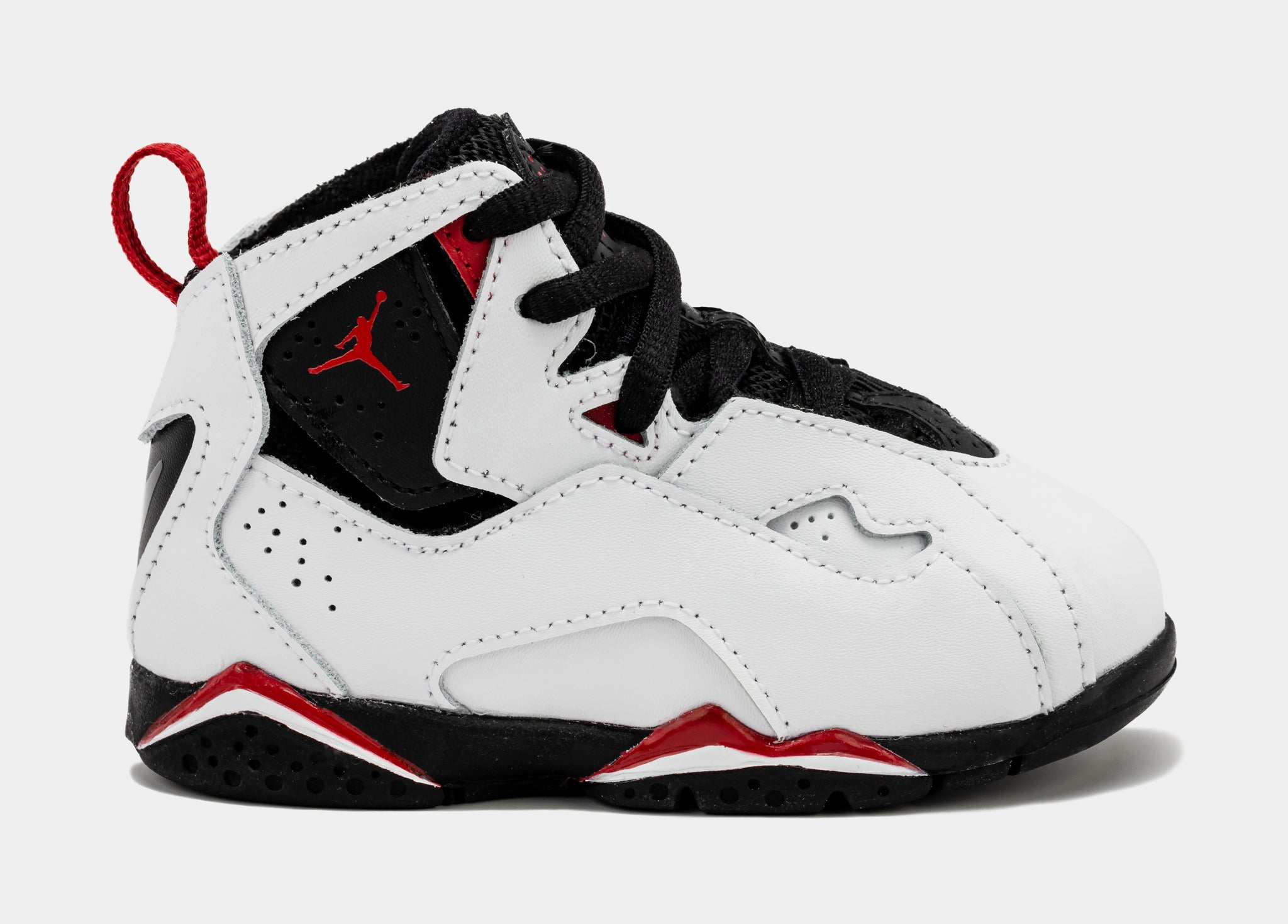 Jordan True Flight Infant Toddler Lifestyle Shoes White Red 343797100