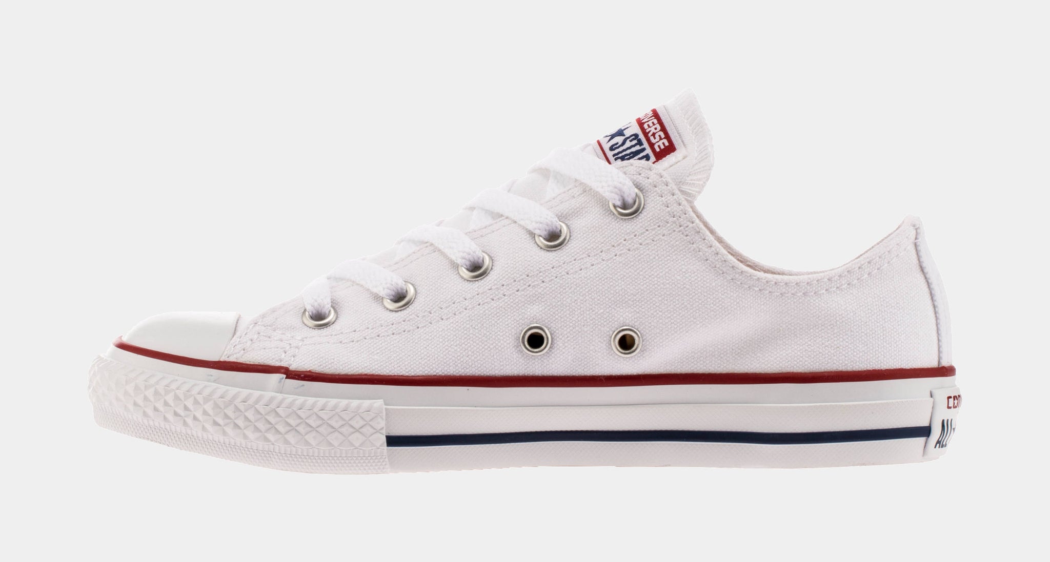 CONVERSE 3J256 Chuck Taylor All Star Low Preschool Lifestyle Shoes (White) Image 25893201543374