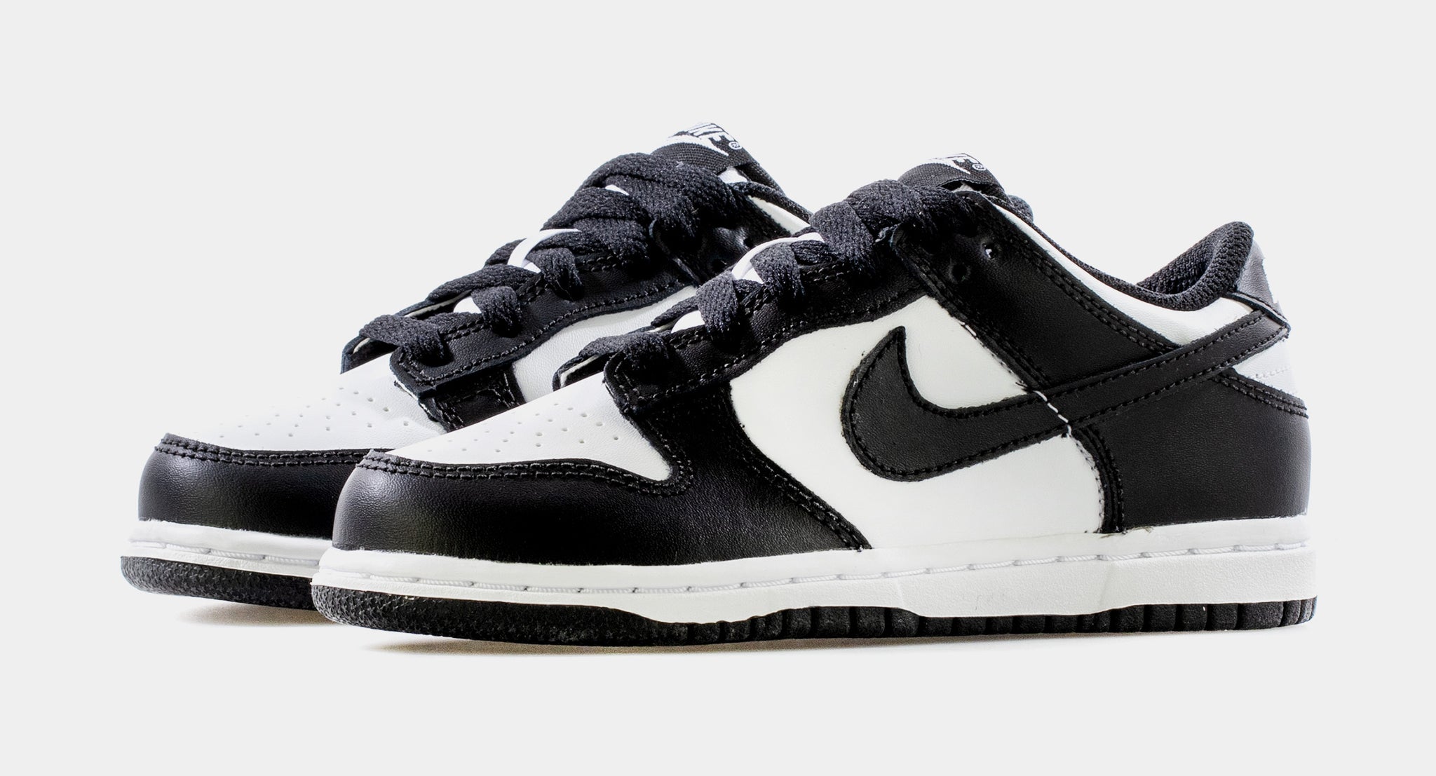 Nike Dunk Low Retro Black White Preschool Lifestyle Shoe White Black