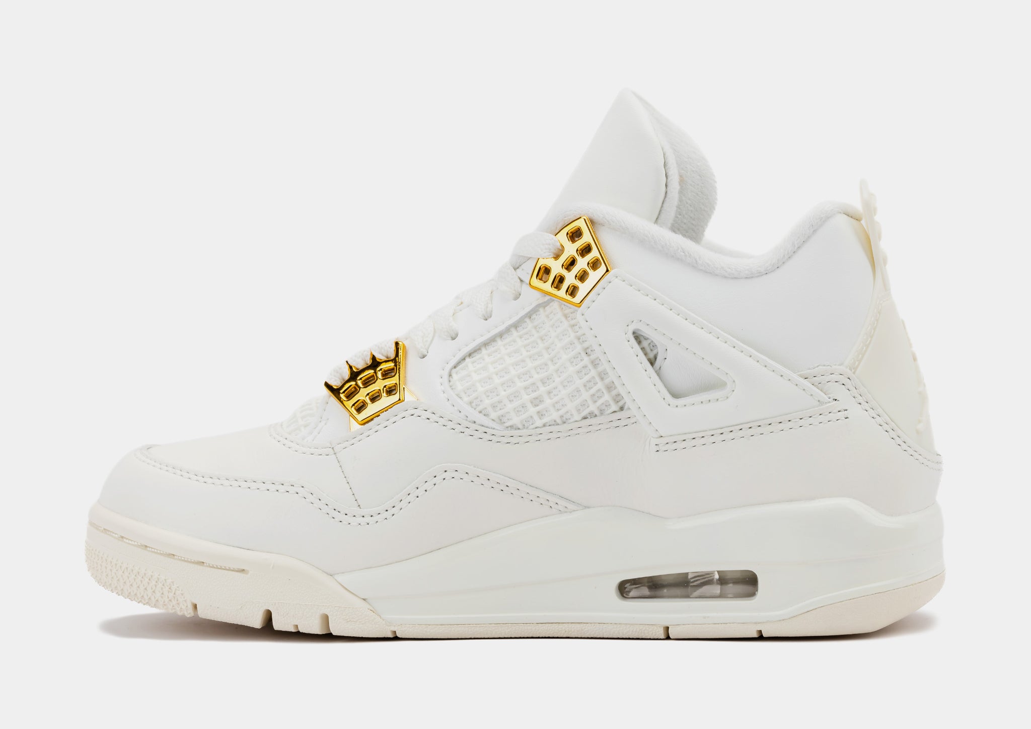 jordan 4 gold and white