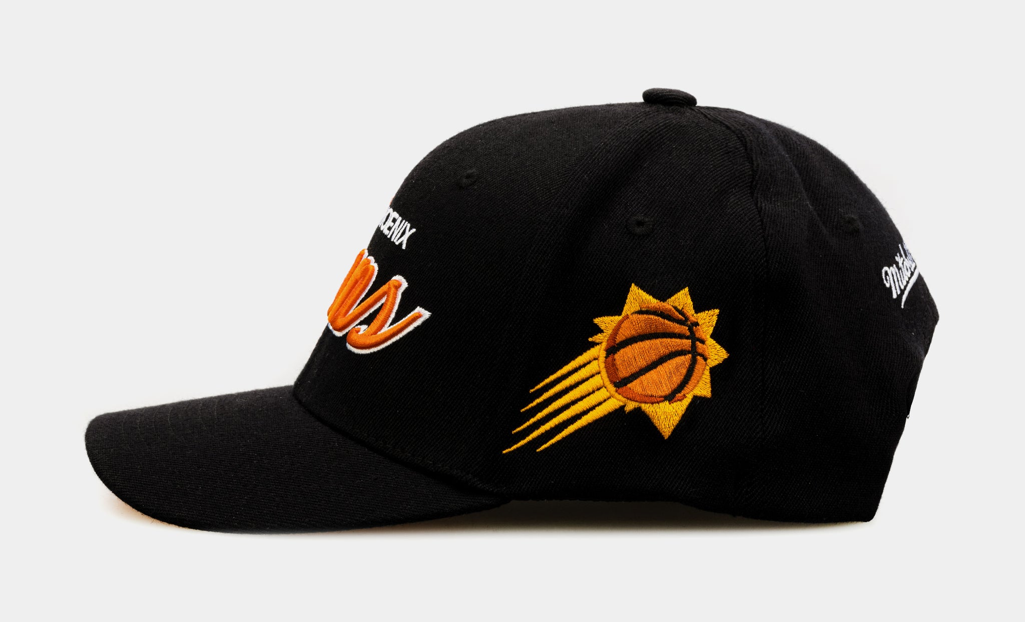 Mitchell & Ness Phoenix Suns Team Script 2.0 Mens Snapback Hat Black ...