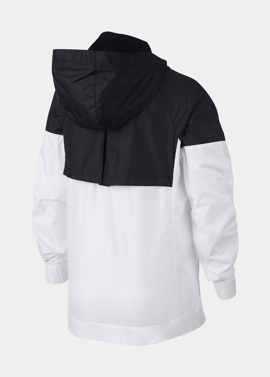 Nike Sportswear Windrunner Grade School Jacket Black White AA1343-013 ...