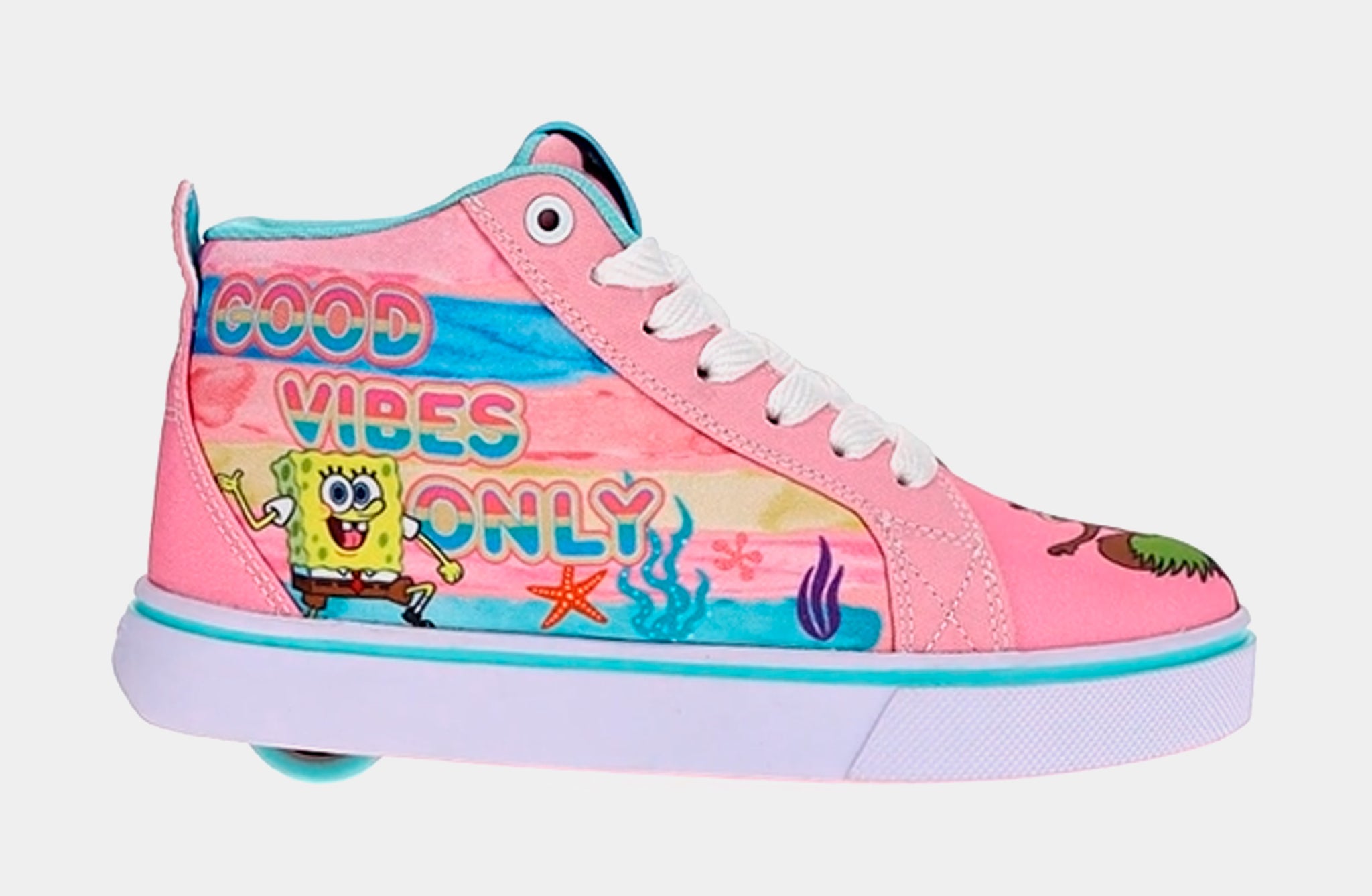 Heelys Spongebob Racer Grade School Lifestyle Shoes Pink HES10493H