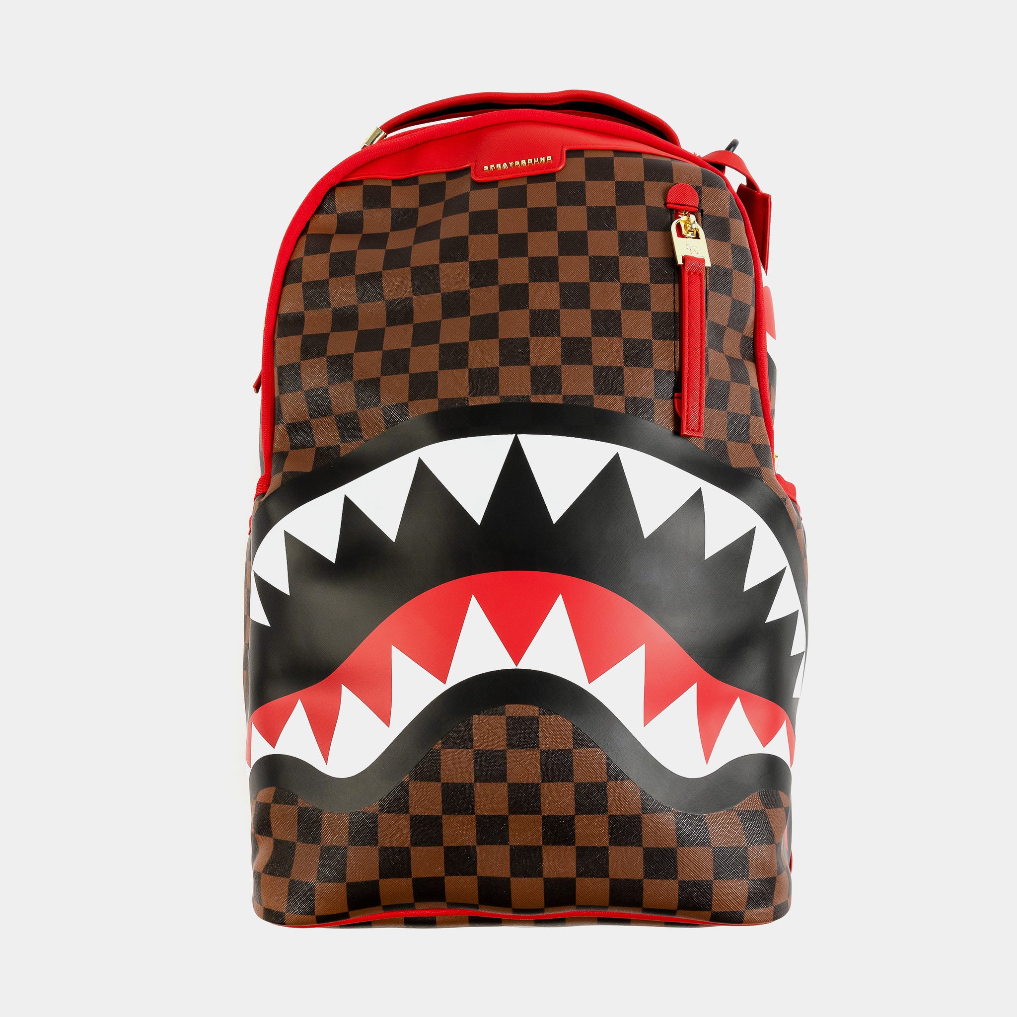 Sprayground Sharks In Paris Mens Backpack Brown Red B5501 – Shoe Palace