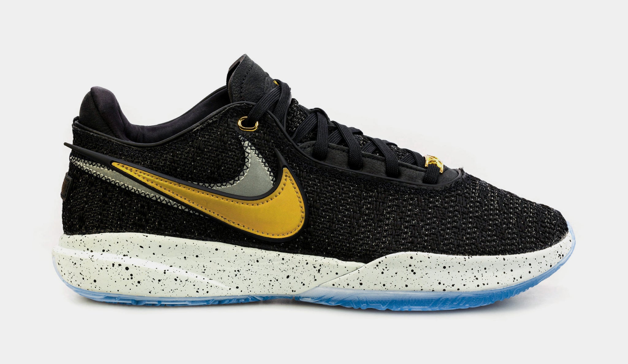 Nike mens black and gold shoes Clearance