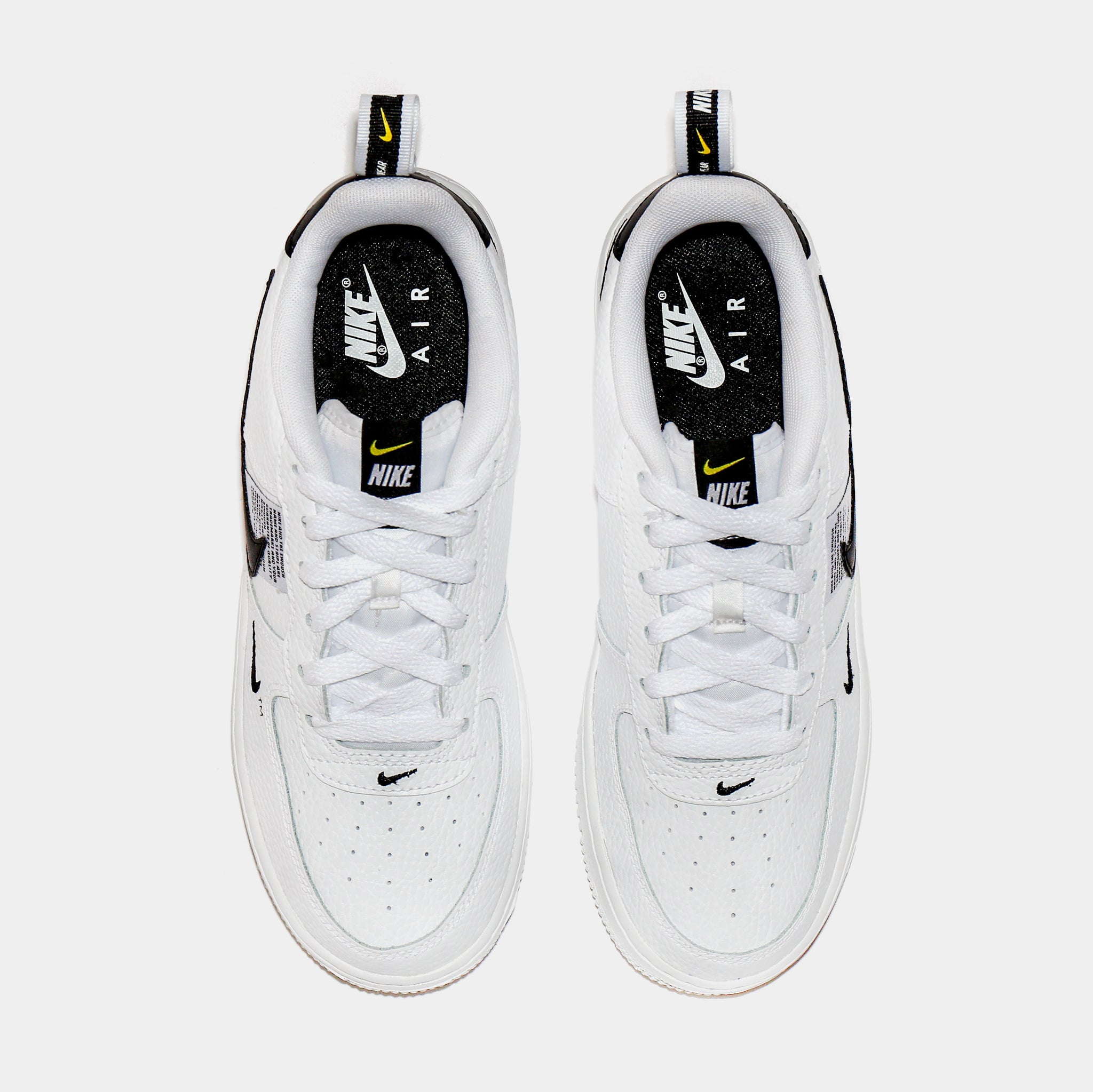Nike Air Force 1 LV8 Grade School Lifestyle Shoes Black White DV1621-001 –  Shoe Palace
