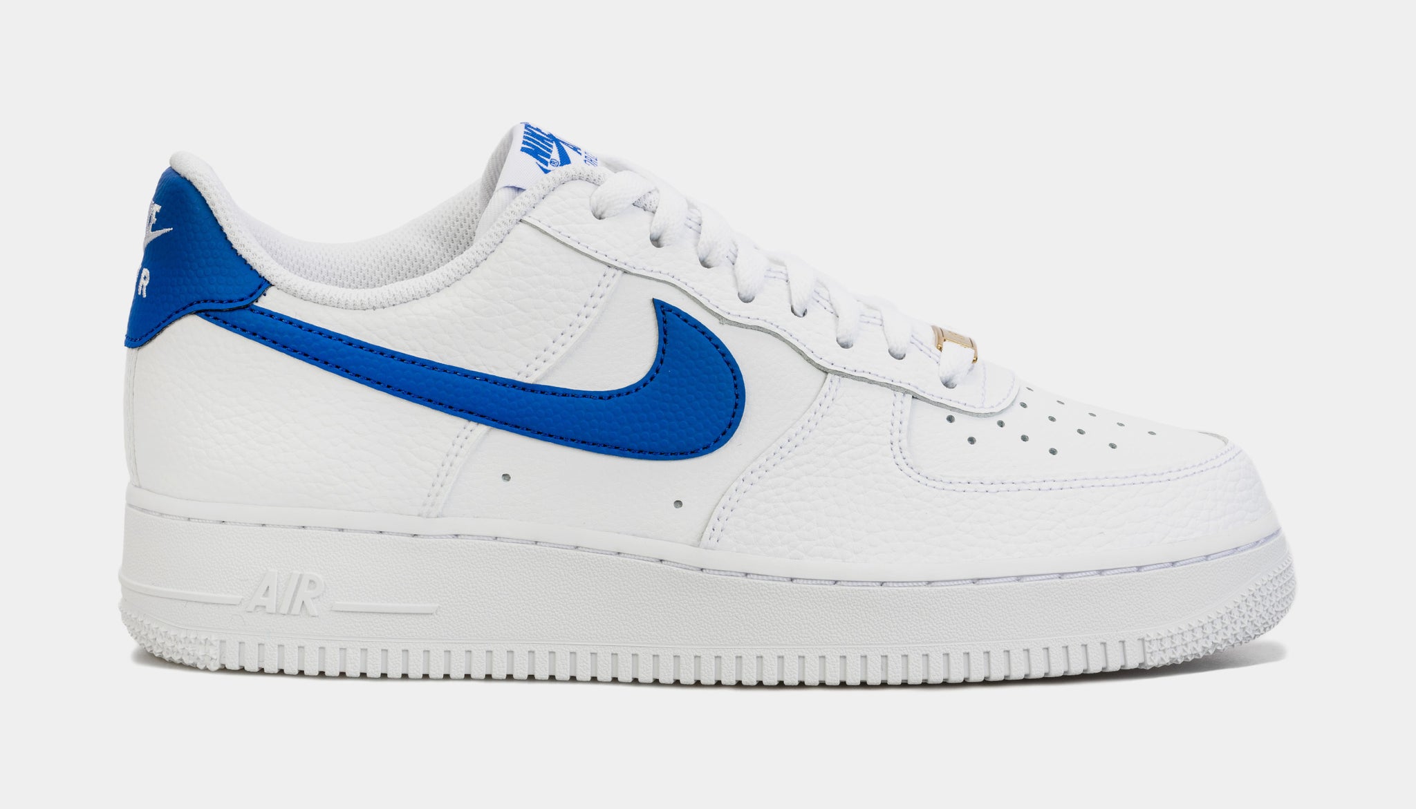 Nike Air Force 1 Low Mens Lifestyle Shoes White Blue Shoe Palace