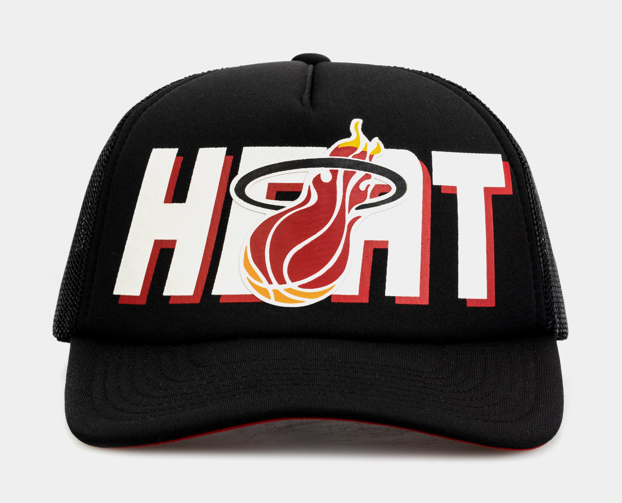 Mitchell & Ness Miami Heat Billboard Trucker Mens Hats Black  HHSS5152-MHEYYPPPBLCK – Shoe Palace