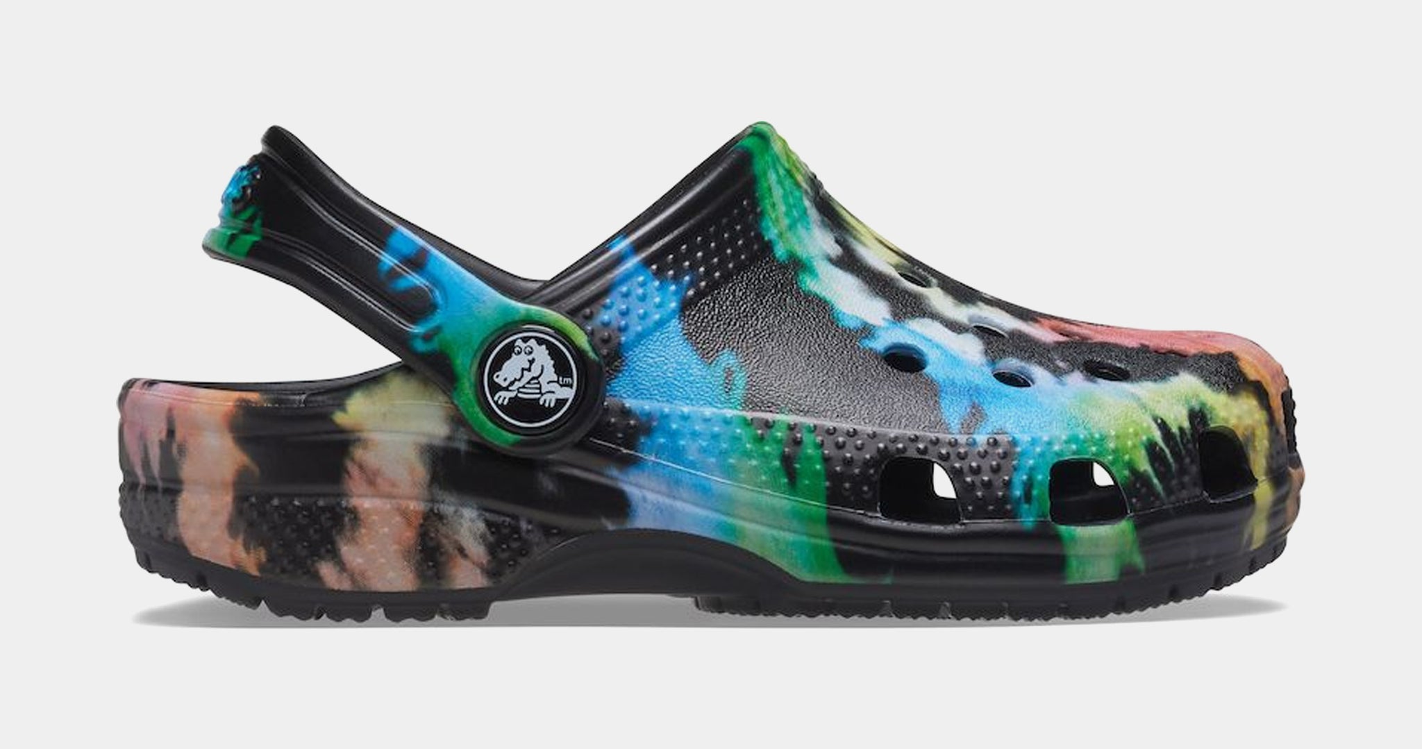 Sandal Blue And Green Tie Dye Crocs Crocs Classic Clog Tie Dye