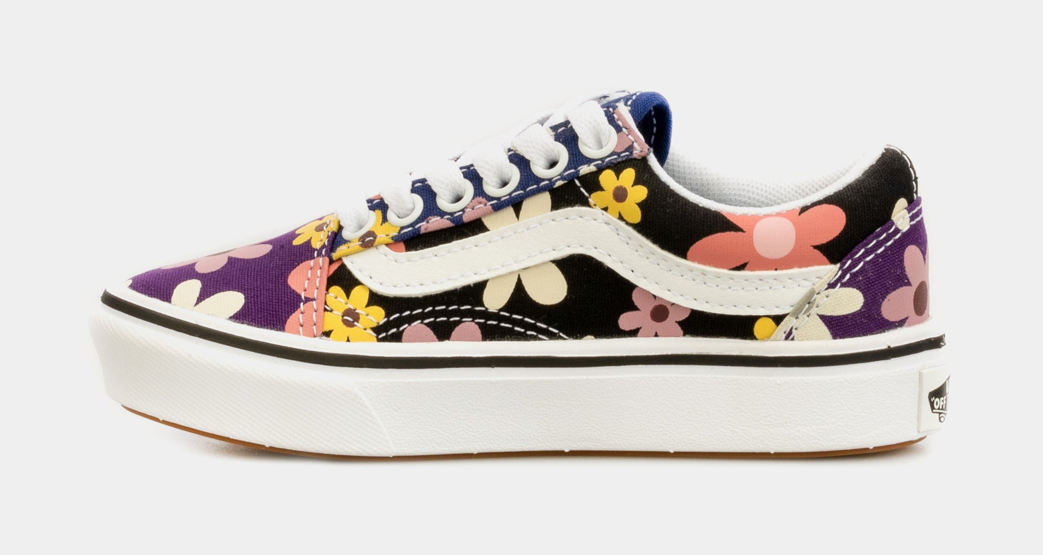 Floral Print Vans Old Skool Purple Flowers Vans Old Skool