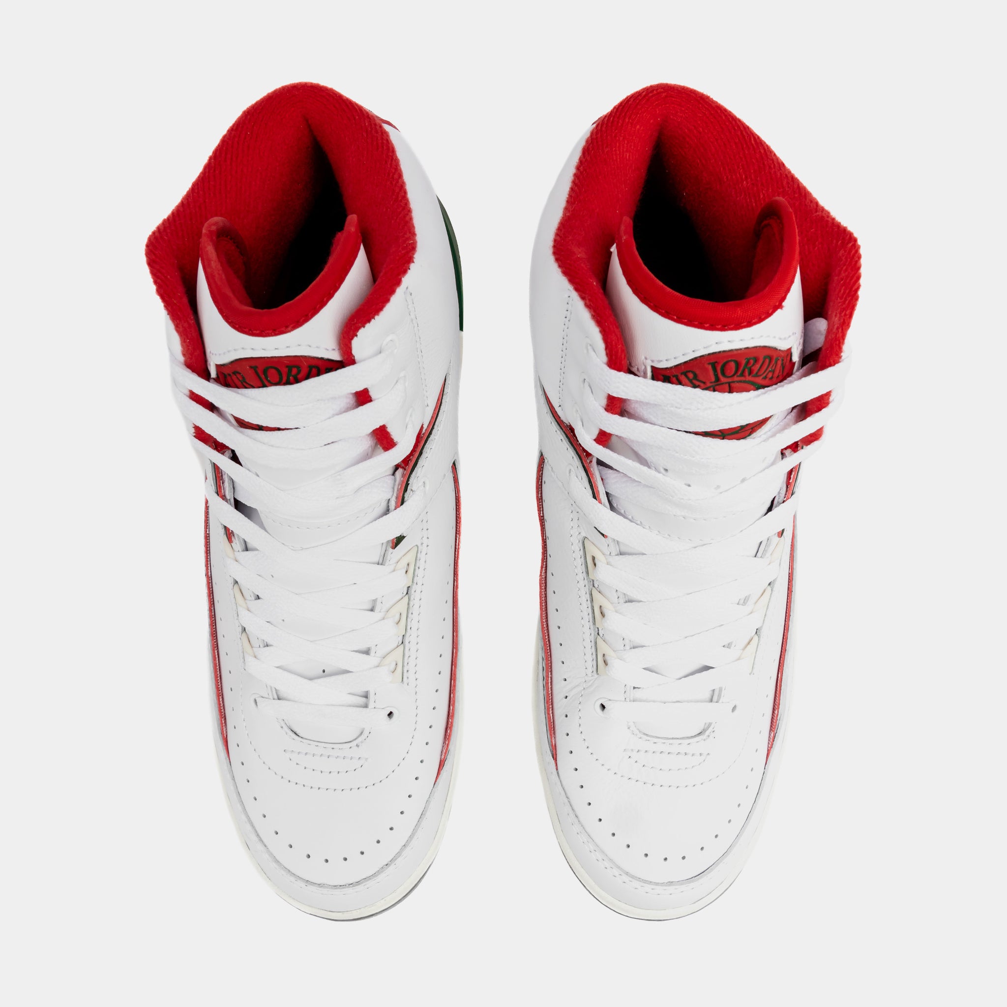 Jordan Air Jordan 2 Retro Italy Mens Lifestyle Shoes White Fire Red ...