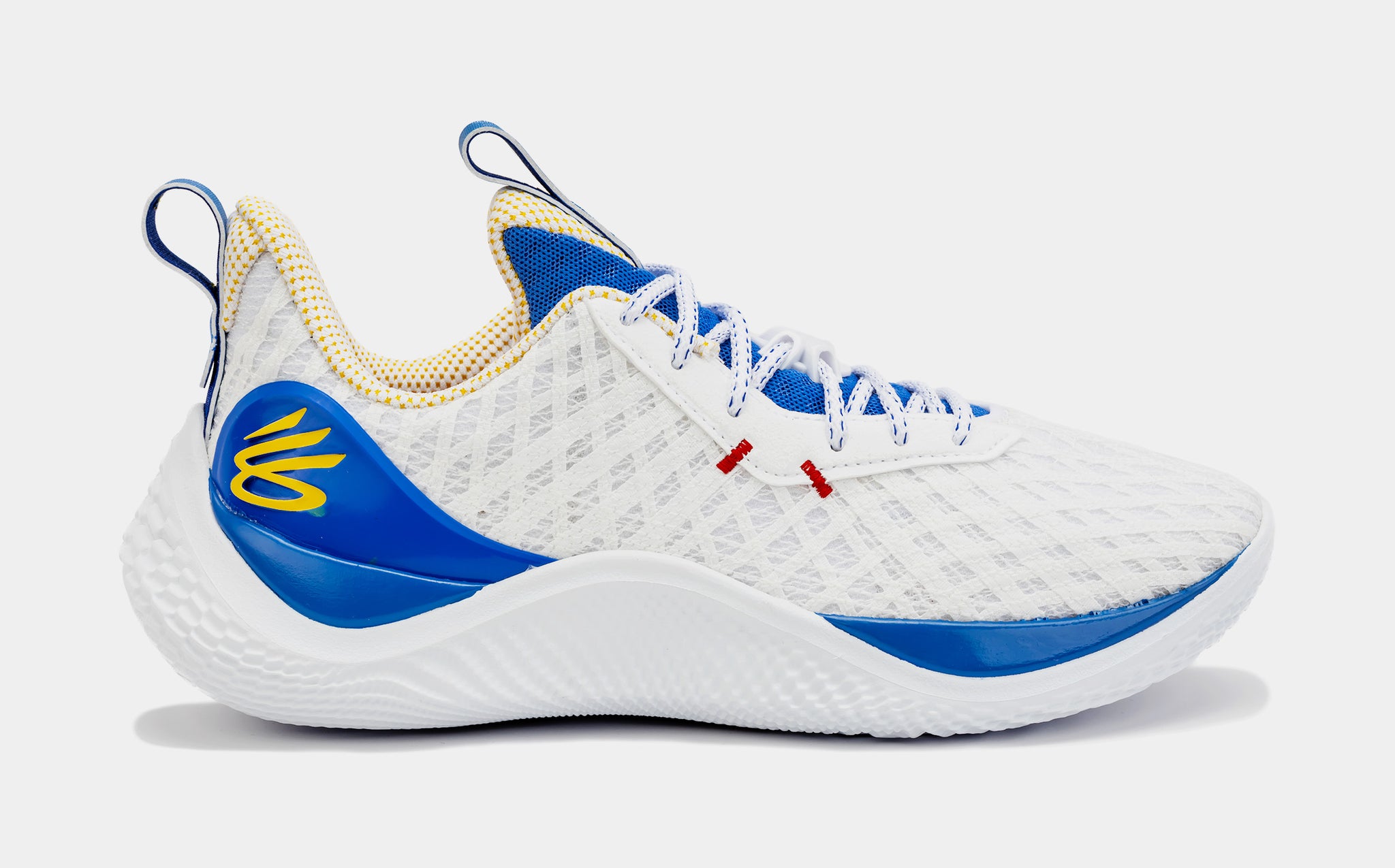 Under Armor Curry Low 1 Men 8 Warriors Blue Yellow Dubs
