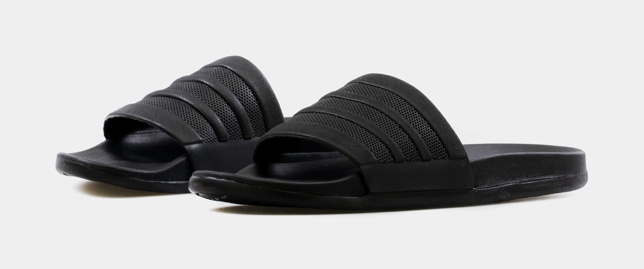 – S82137 Adilette adidas Plus Cloudfoam Sandal Palace Mono Black Shoe Mens Slide