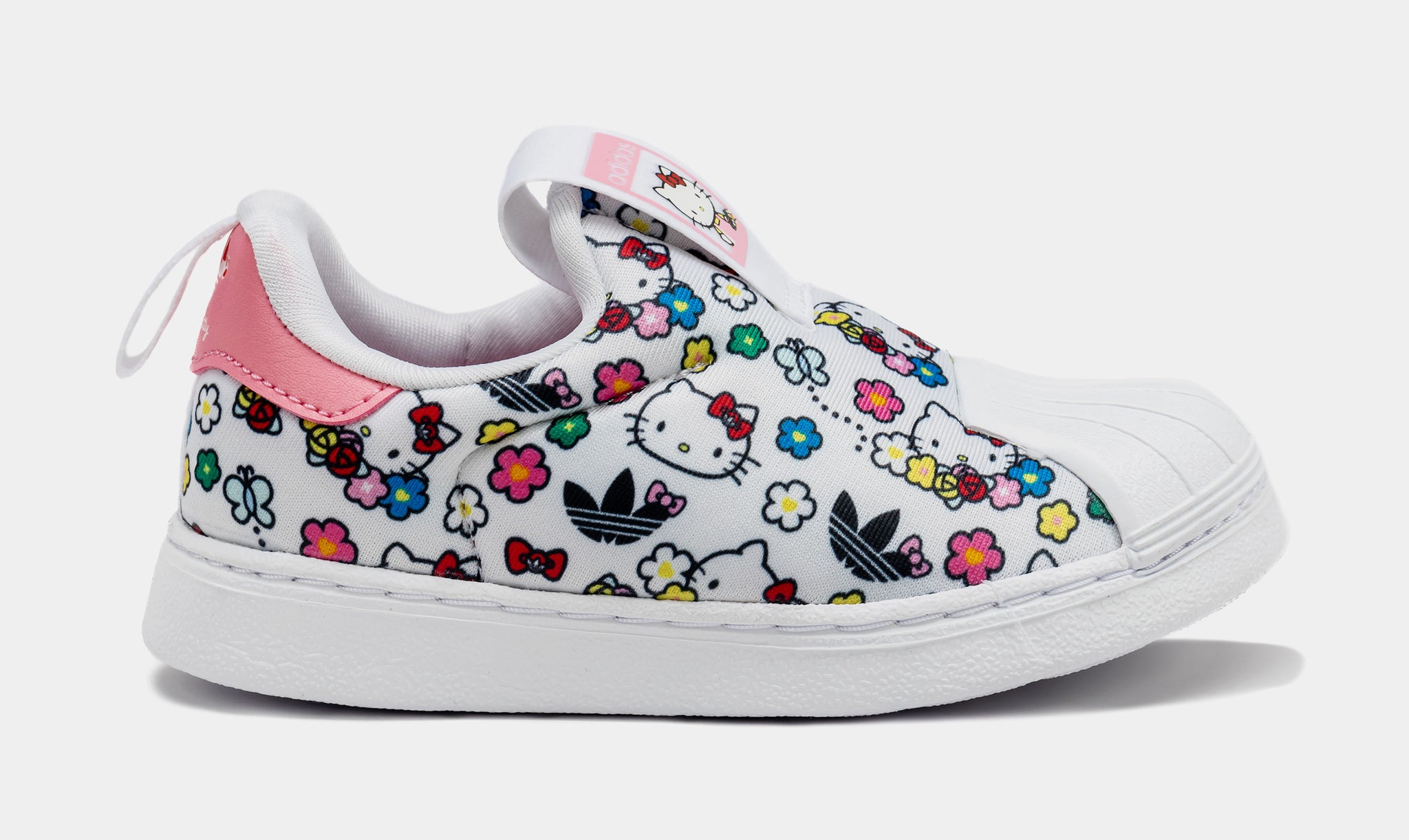 Hello Kitty Superstar 360 Infant Toddler Lifestyle Shoes (White) Hello Kitty Superstar 360 Infant Toddler Lifestyle Shoes (White)