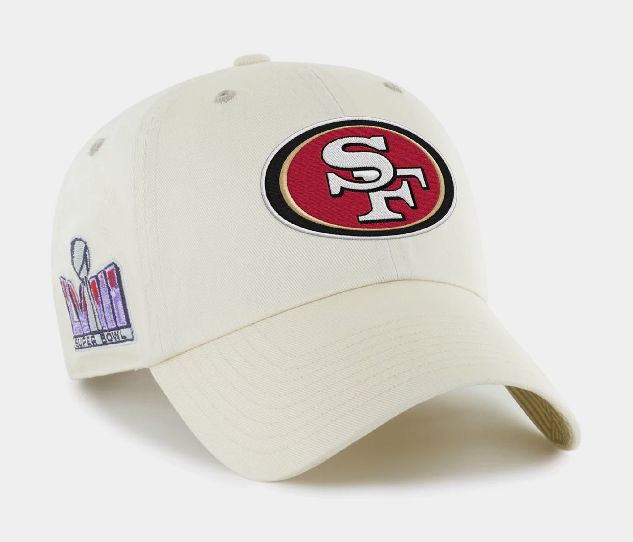 47 San Francisco 49ers Superbowl LVIII '47 Clean Up Mens Hat Beige