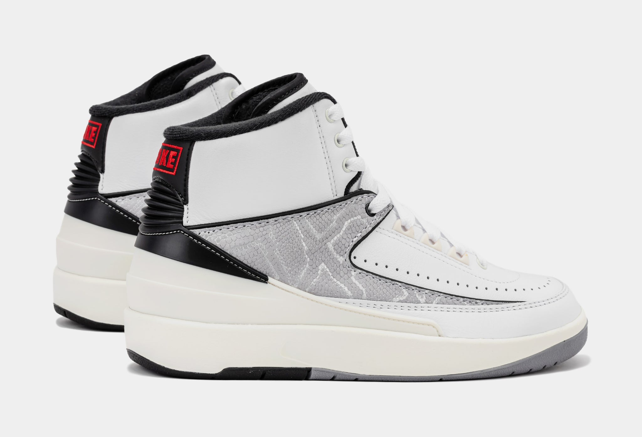 Jordan Air Jordan 2 Retro Python Grade School Lifestyle Shoes White ...