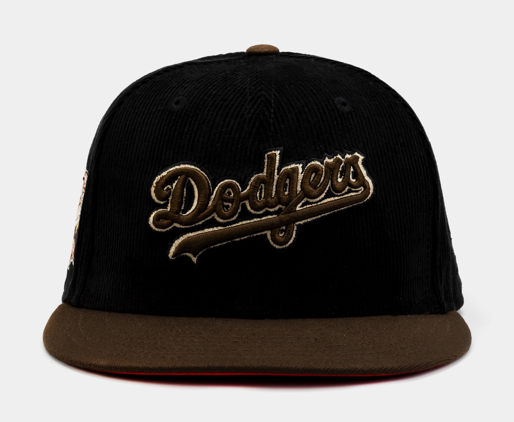 New Era Shoe Palace Collection Los Angeles Dodgers 59FIFTY Mens Fitted Hat (Black/Brown)