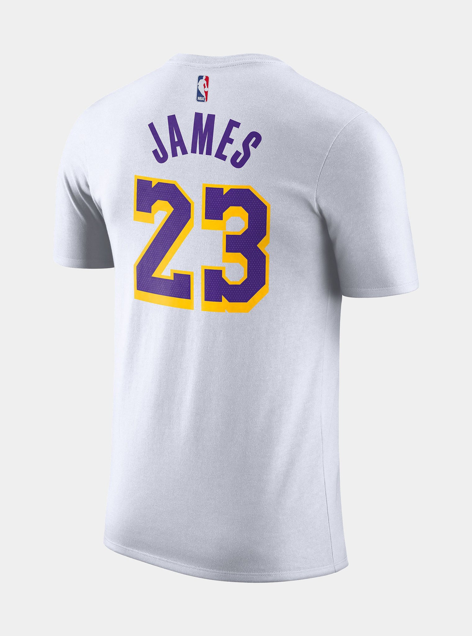 Nike NBA Lebron James Los Angeles Lakers City Edition Men's T-Shirt  AV4646-729
