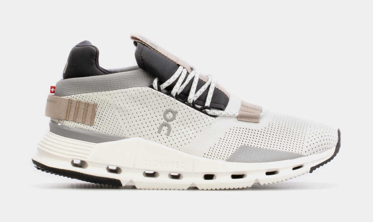 On Cloudnova Womens Running Shoes White Sand 26.98488 Shoe Palace