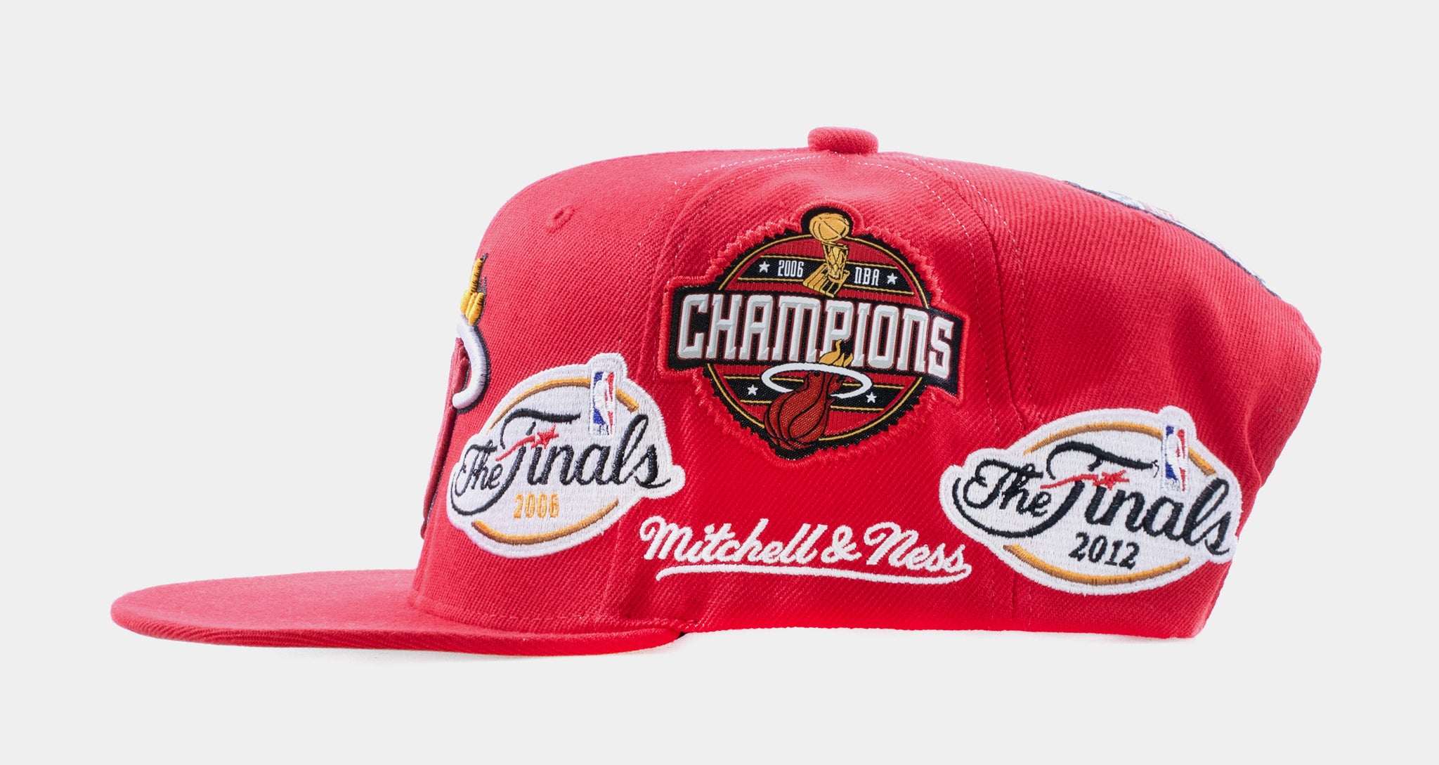 Miami Heat Mitchell & Ness Santa Ana Under Prime Snapback Hat