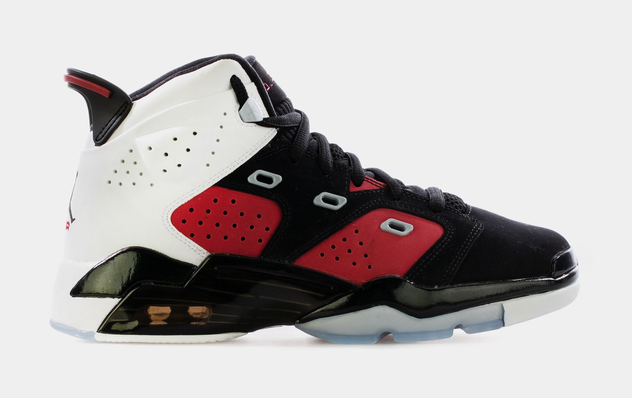 Jordan 6-17-23 Grade School Basketball Shoes Black White Carmine