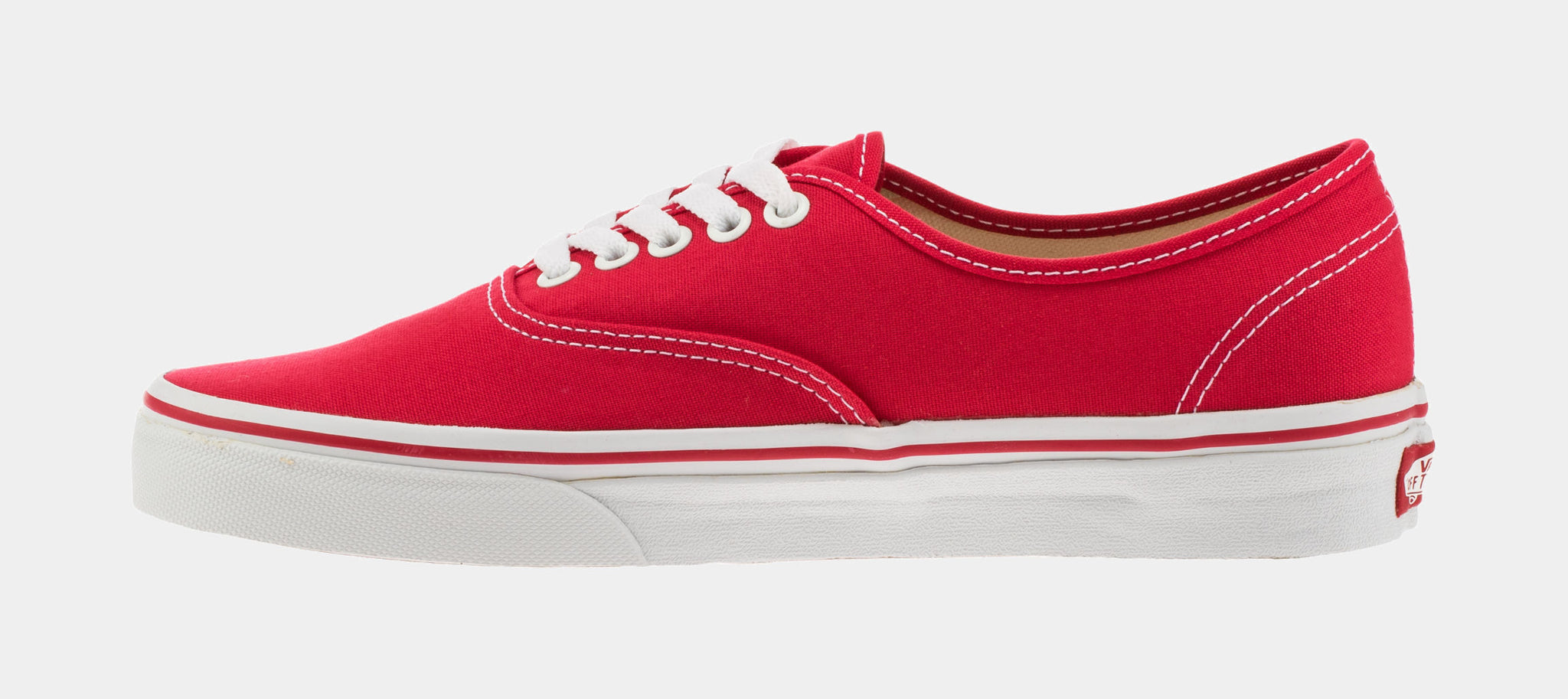 Vans authentic mens shoes red Clearance
