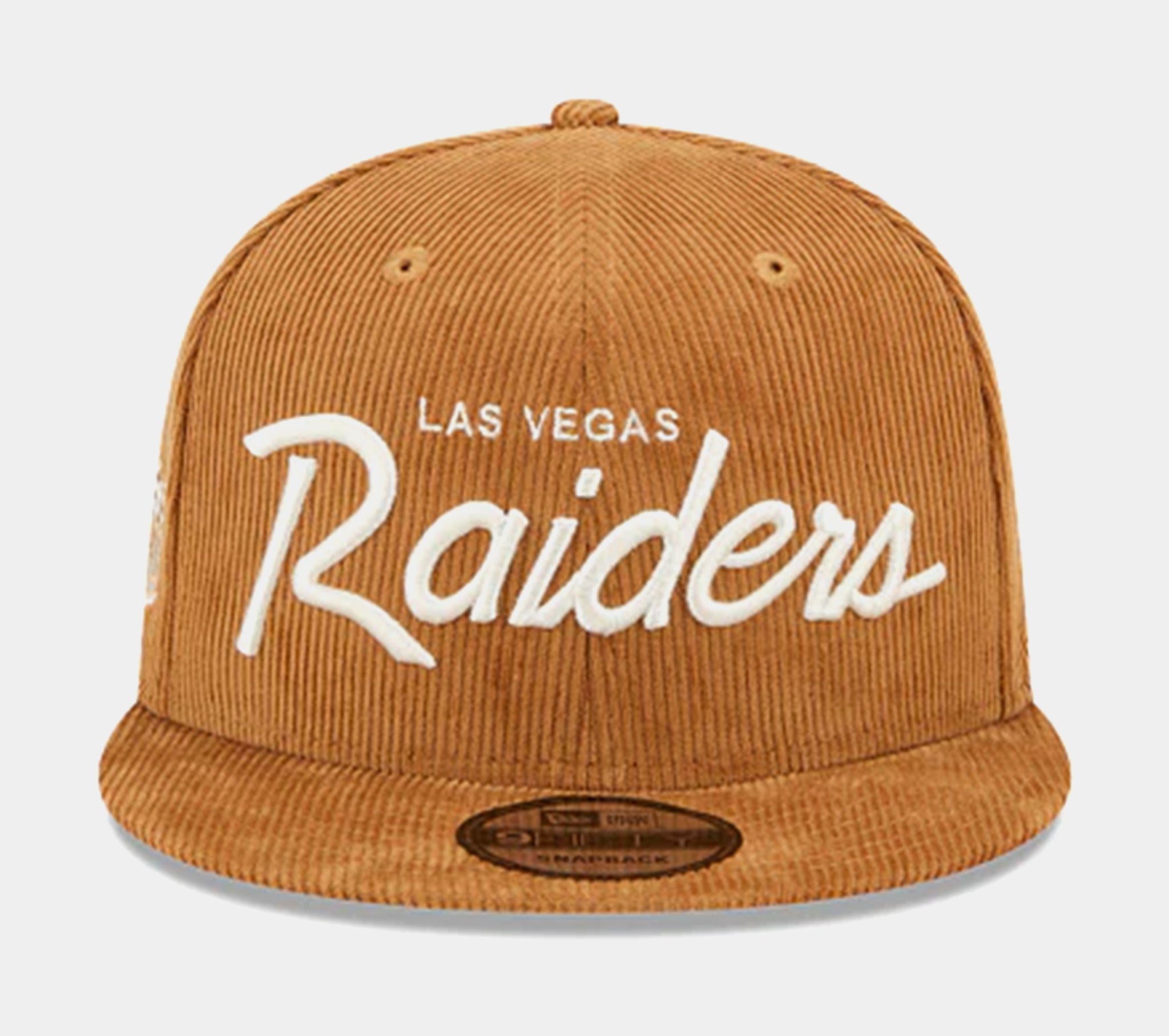 New Era Las Vegas Raiders Corduroy Script 9FIFTY Mens Snapback Hat