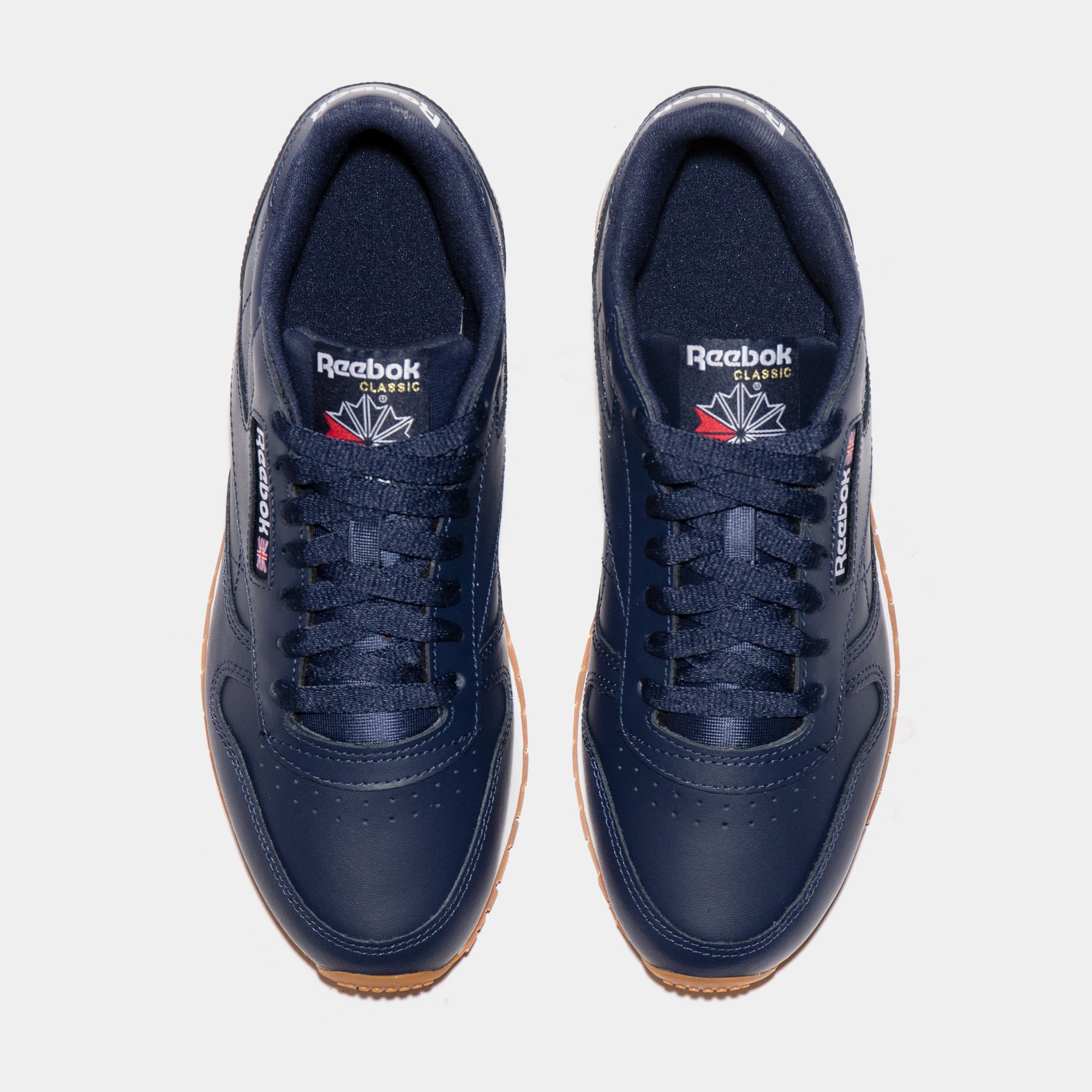 Reebok Classic Leather Mens Lifestyle Shoes Navy Blue GY3600