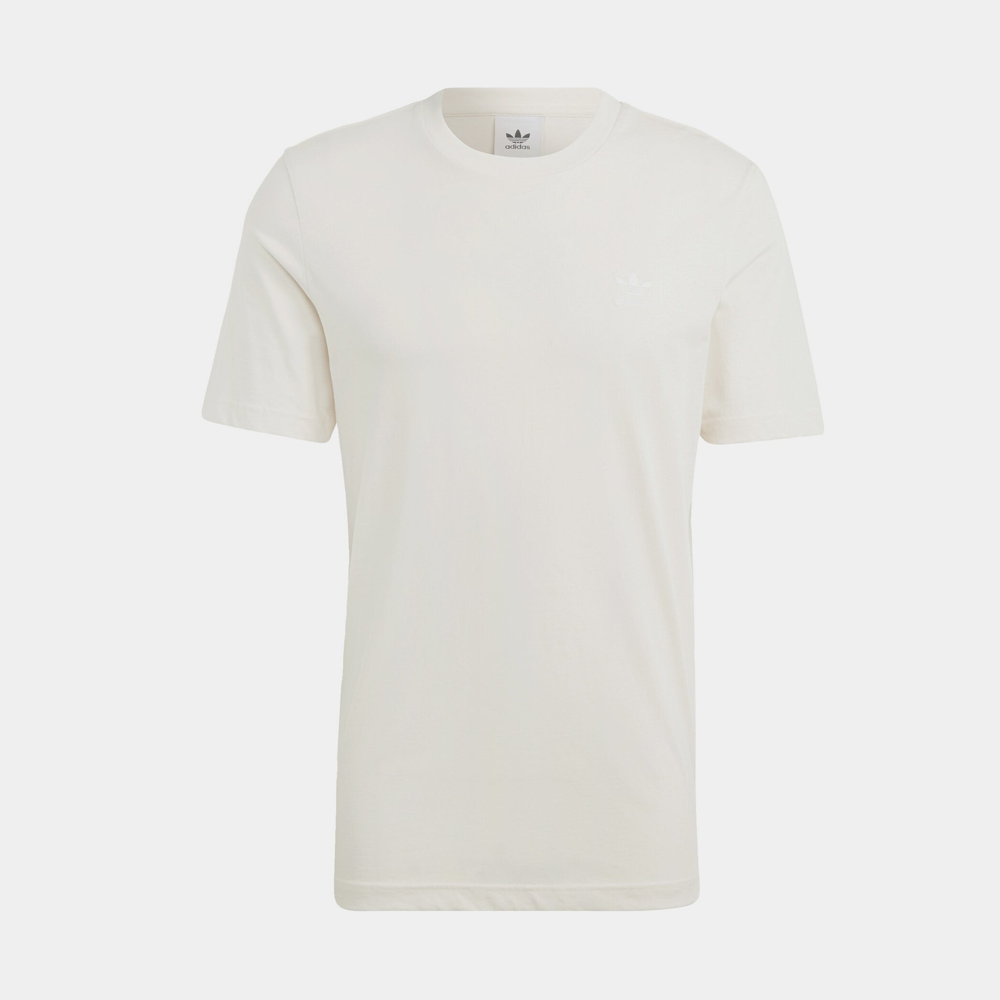 adidas Trefoil Essentials Mens Short Sleeve Shirt Beige IA4871 – Shoe Palace