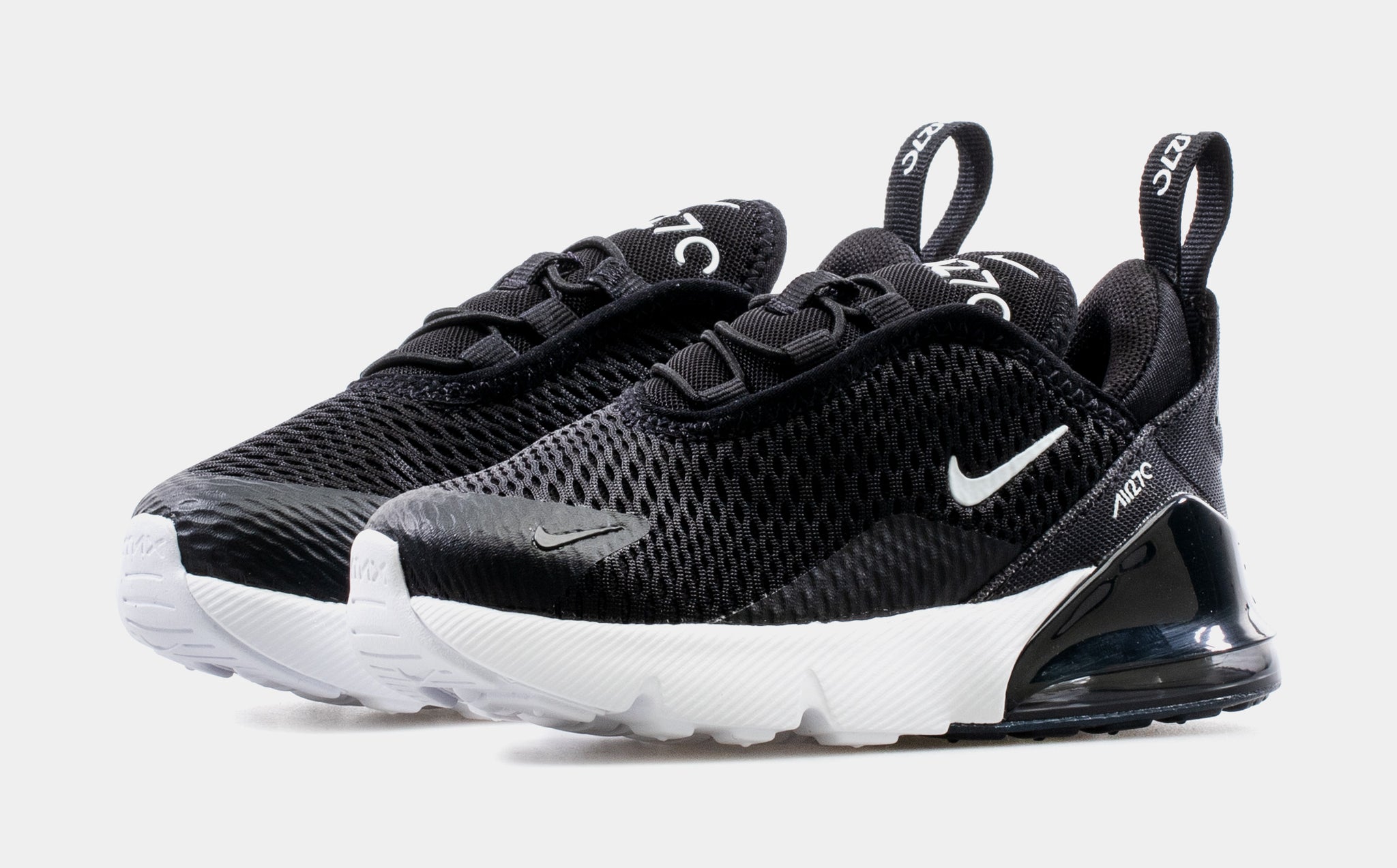 Nike Air Max 270 Infant Toddler Running Shoe Black White DD1646