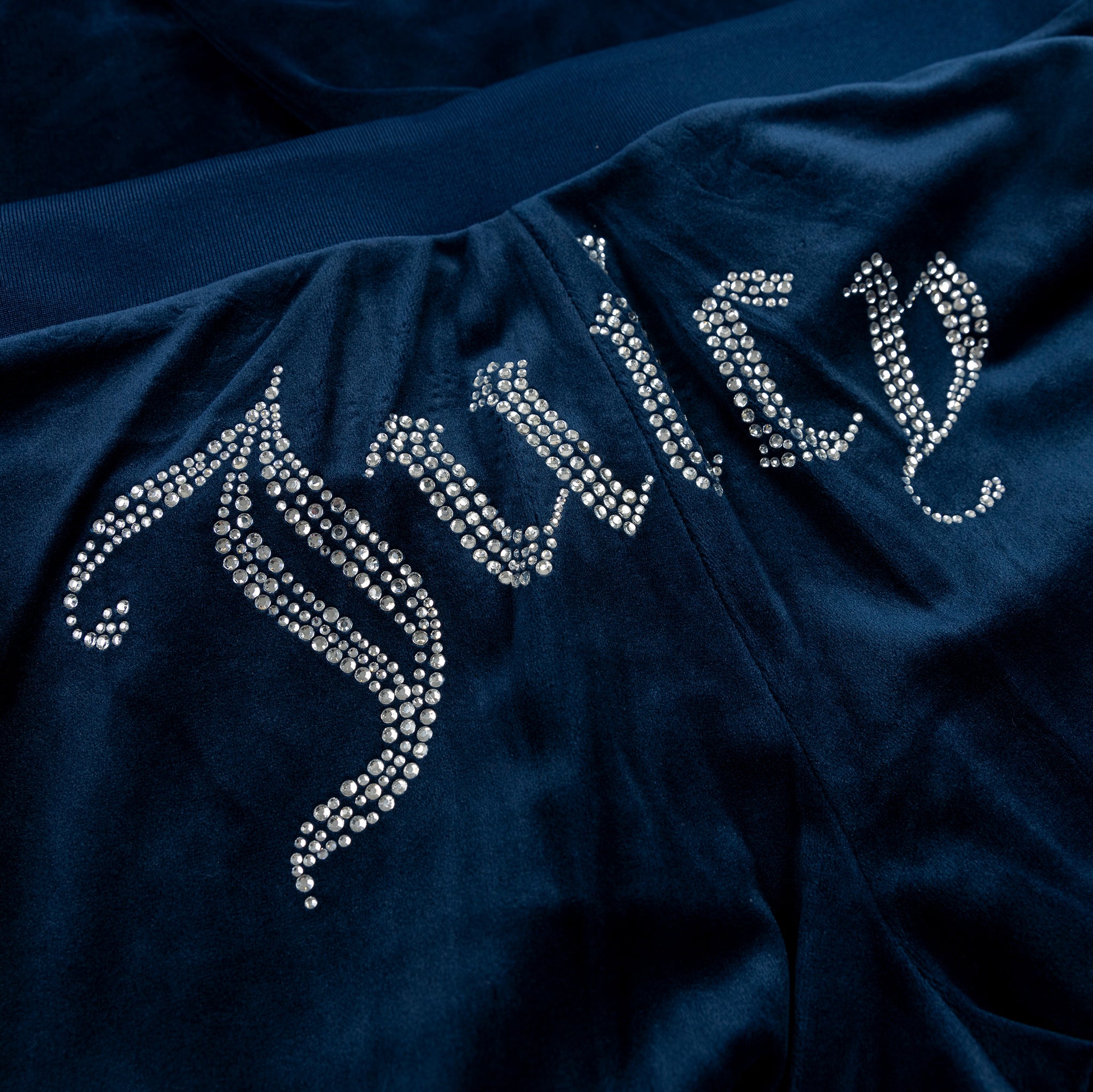 Juicy Couture Regal Blue Velour Tracksuit Set Hoodie & Jogger