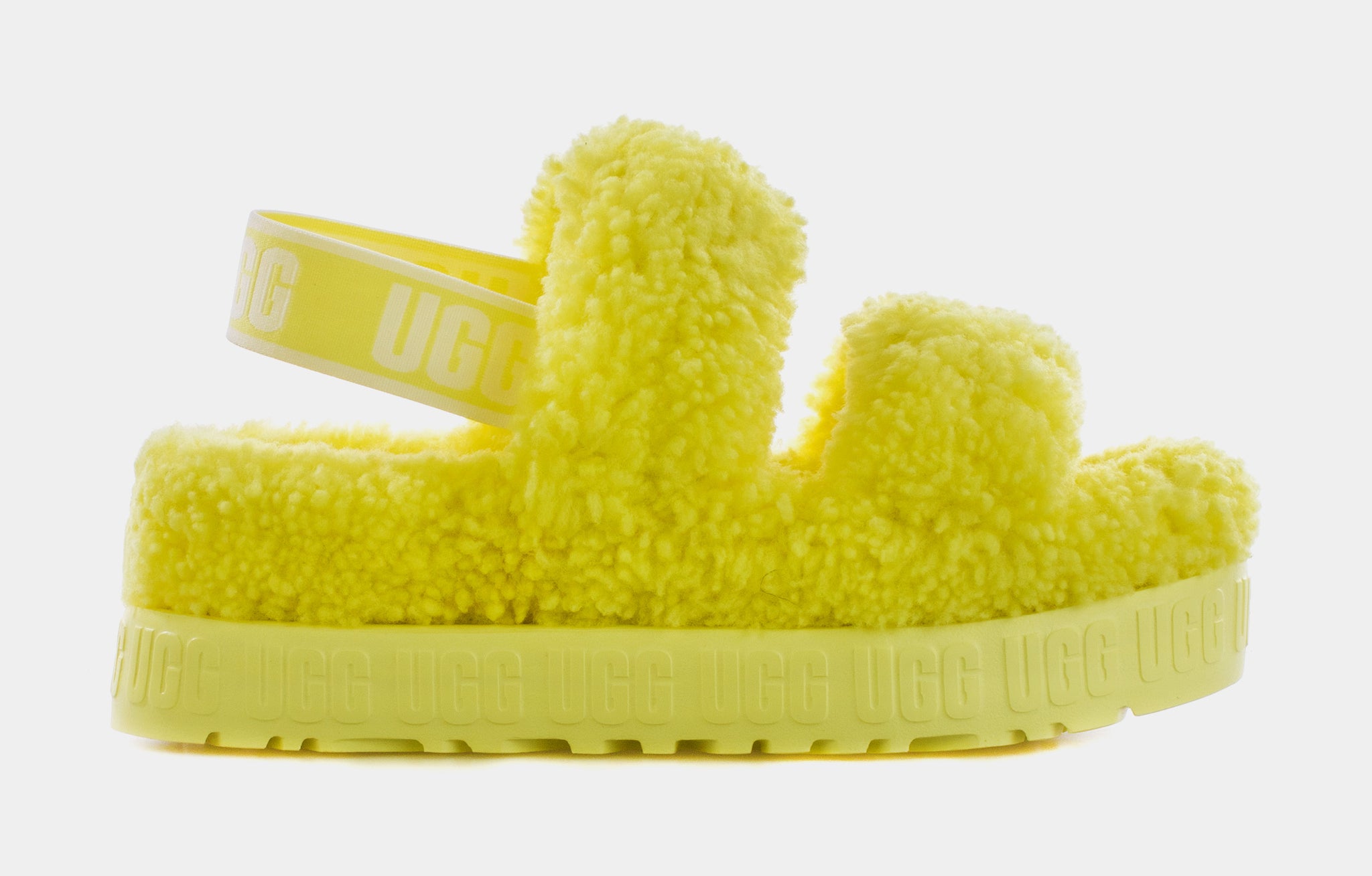 Sandals Ugg Yellow size 40 EU in Fur - 16372998