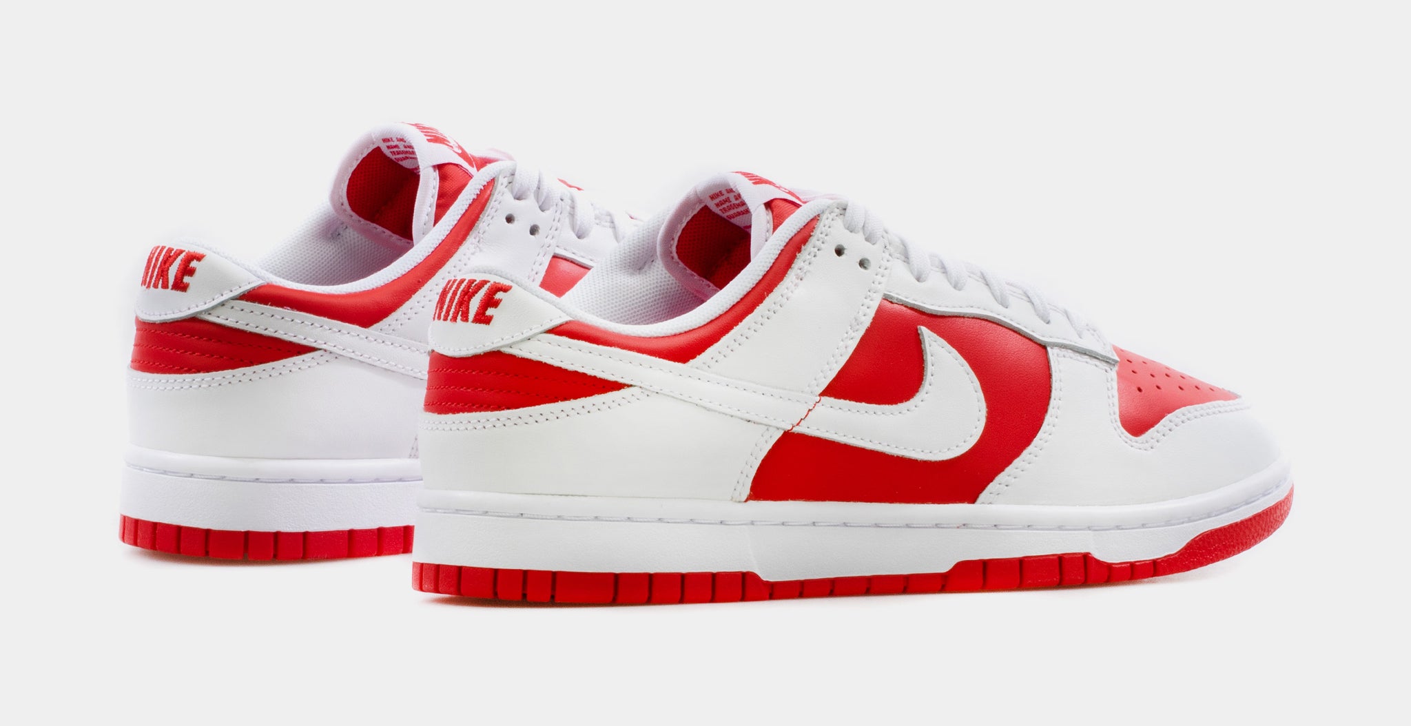 Nike Dunk Low University Red Mens Lifestyle Shoe White Red Limit One