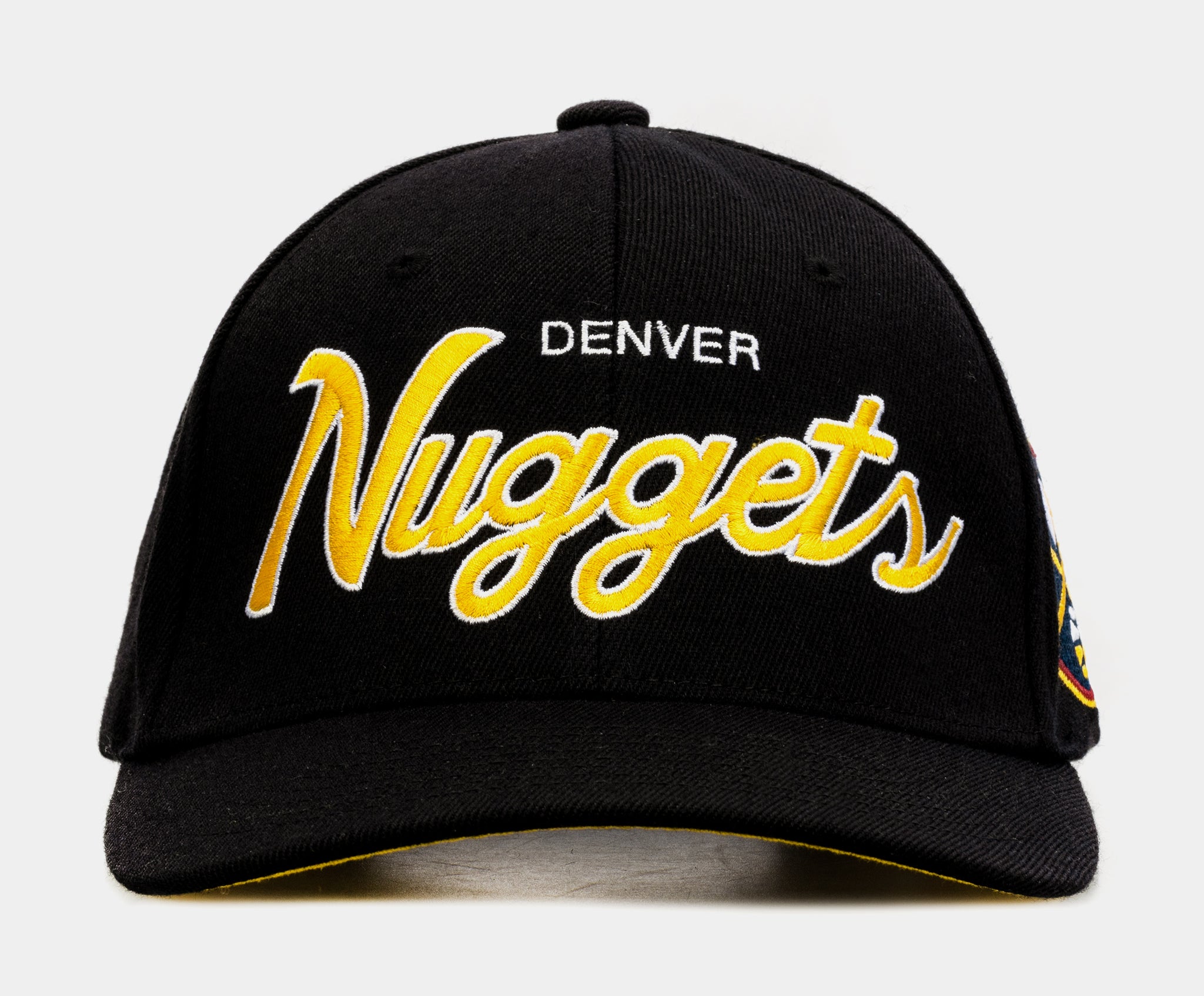 MITCHELL & NESS - Accessories - Denver Nuggets Team Script 2.0 Snapback -  Black