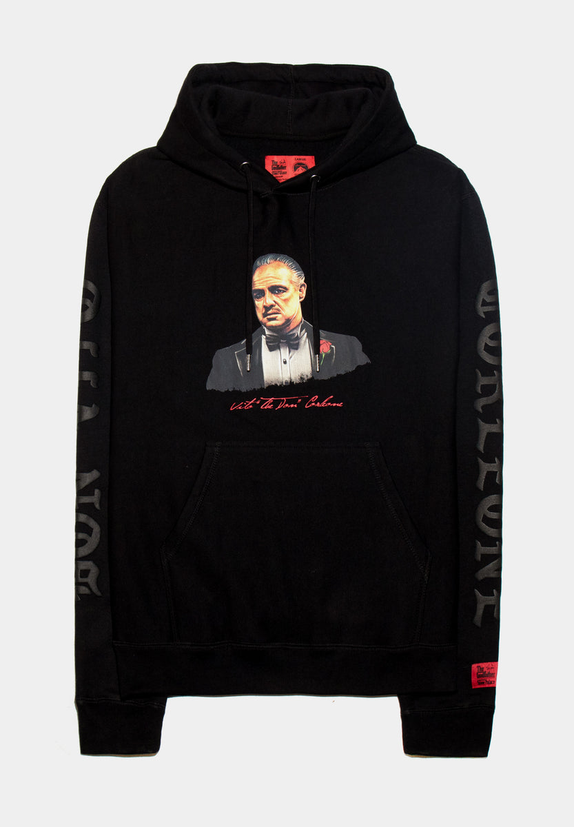 SP x The Godfather Don V Painting Hoodie Mens Hoodie Black GFHDY09 ...
