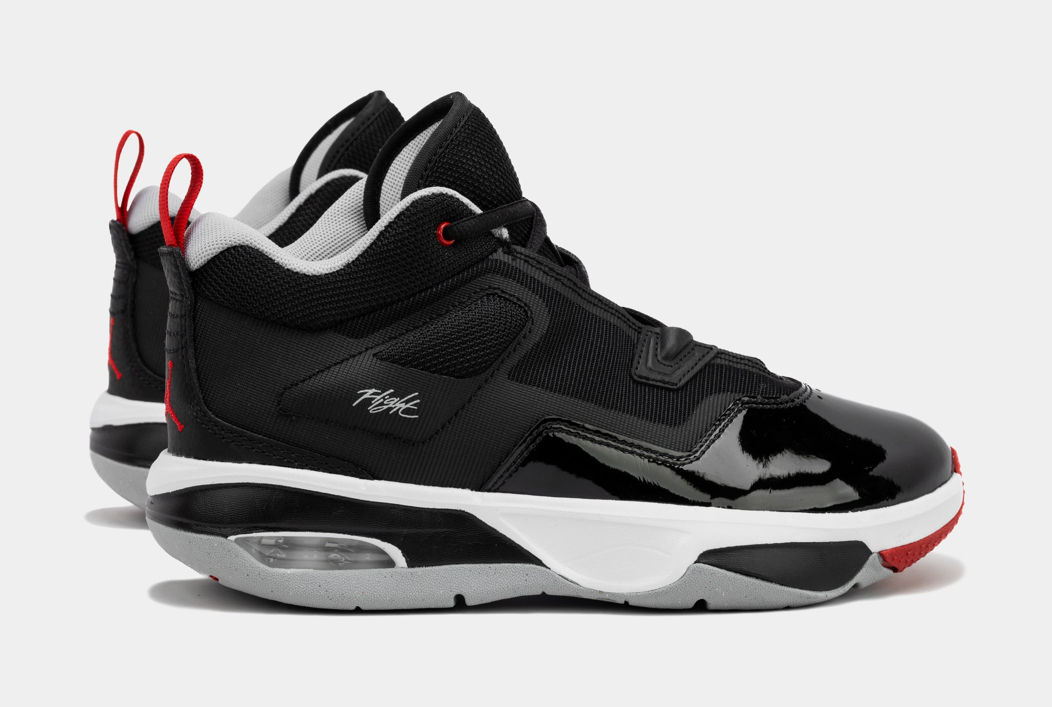Stay Loyal Black and Red Air Jordan Flights Sneakers Jordan Stay Loyal 3 PS  main image 3