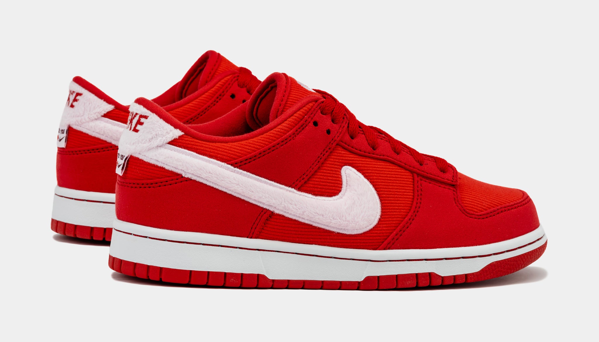 Nike Dunk Low Valentines Day Grade School Lifestyle Shoes Fire Red