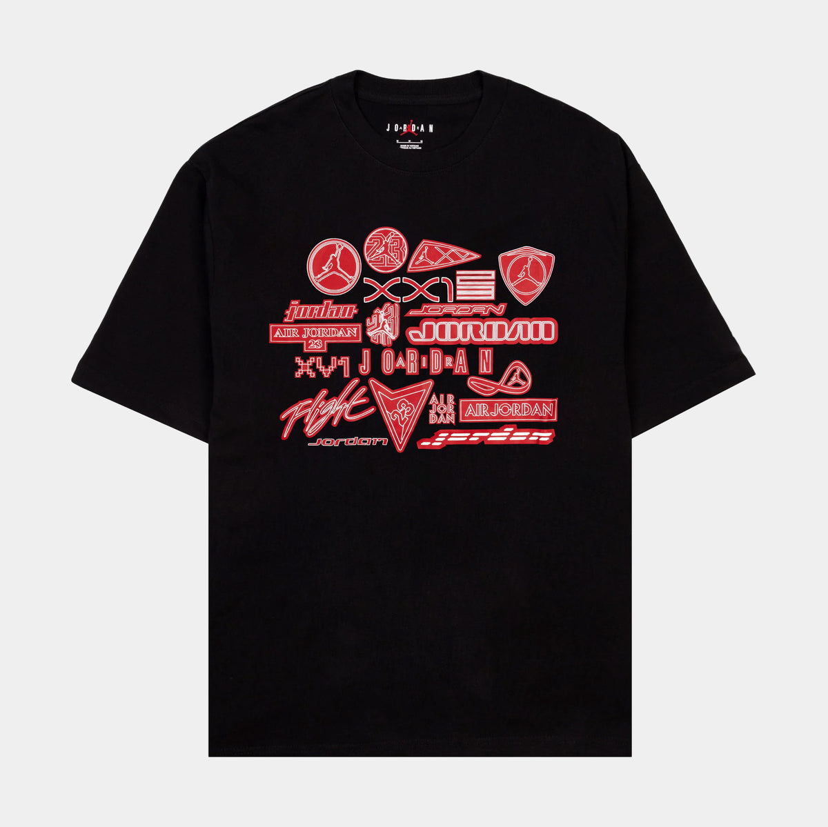 Jordan Logo GFX Mens Short Sleeve Shirt Black DX9599-010 – Shoe Palace