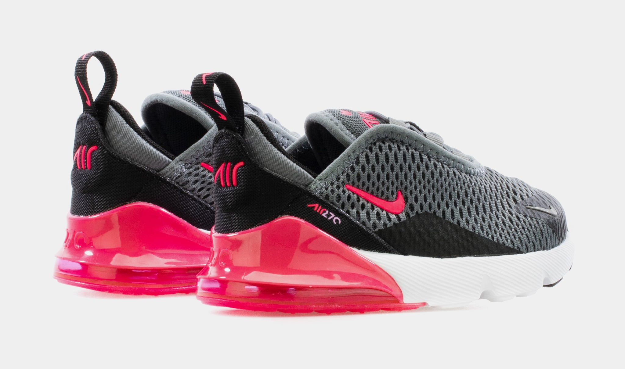 Nike Air Max 270 Infant Toddler Lifestyle Shoes Grey Pink DD1646