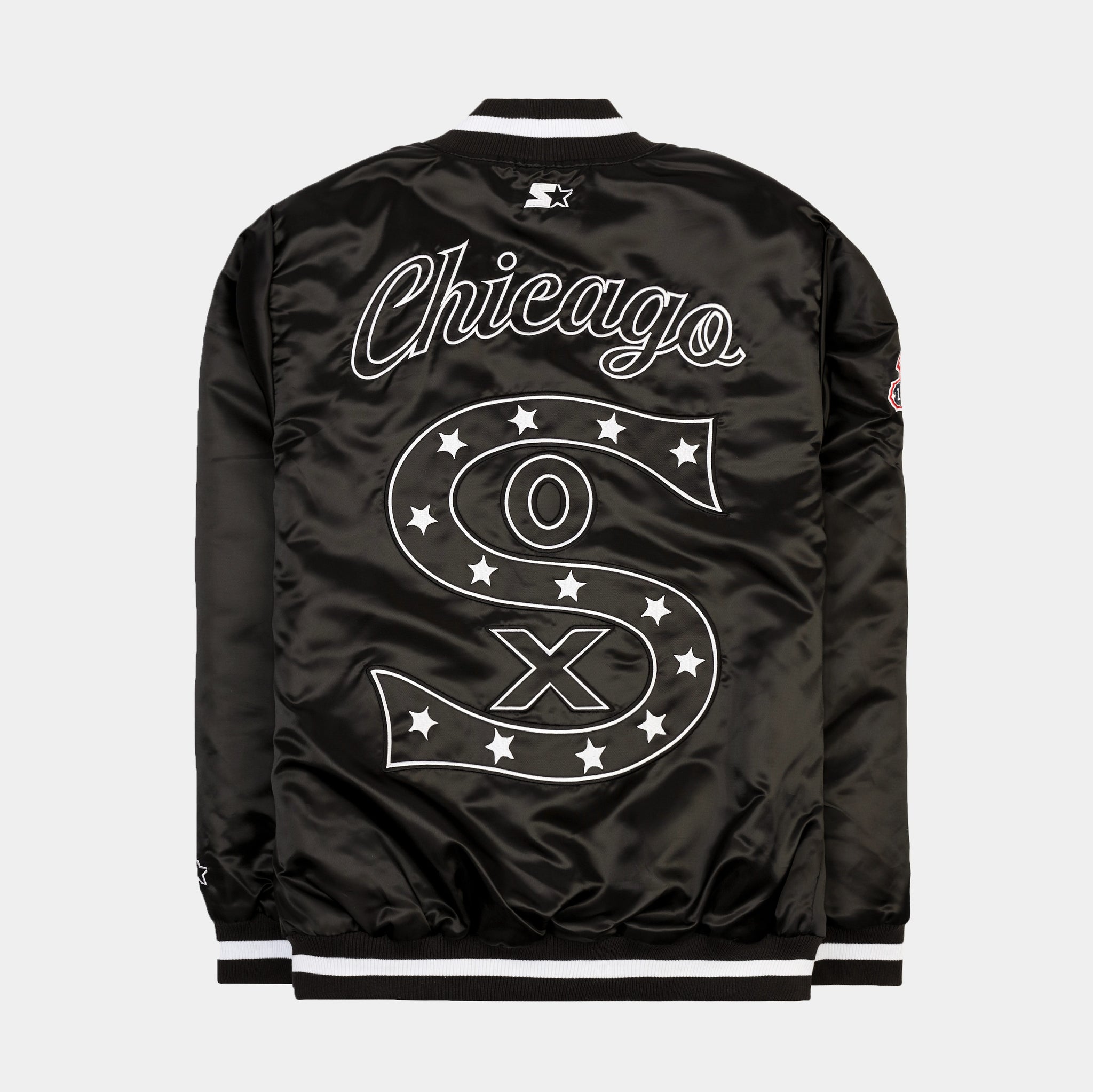 GIII/STARTER Shoe Palace Exclusive Chicago White Sox Mens Jacket (Black)