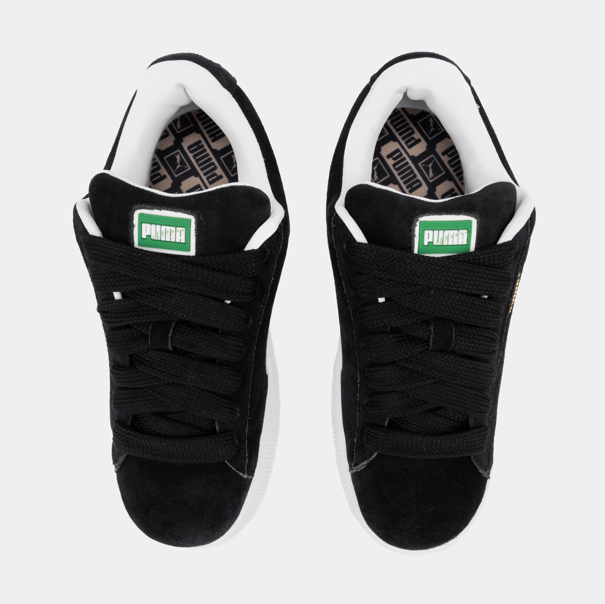 PUMA Suede XL Mens Lifestyle Shoes Black White 395205 02 – Shoe Palace