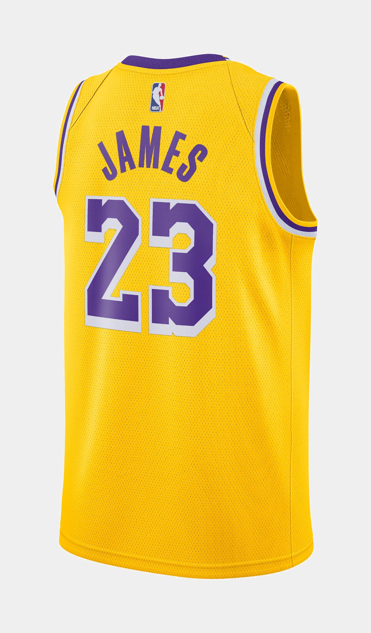 Los Angeles Lakers LeBron James NBA nike jersey youth large